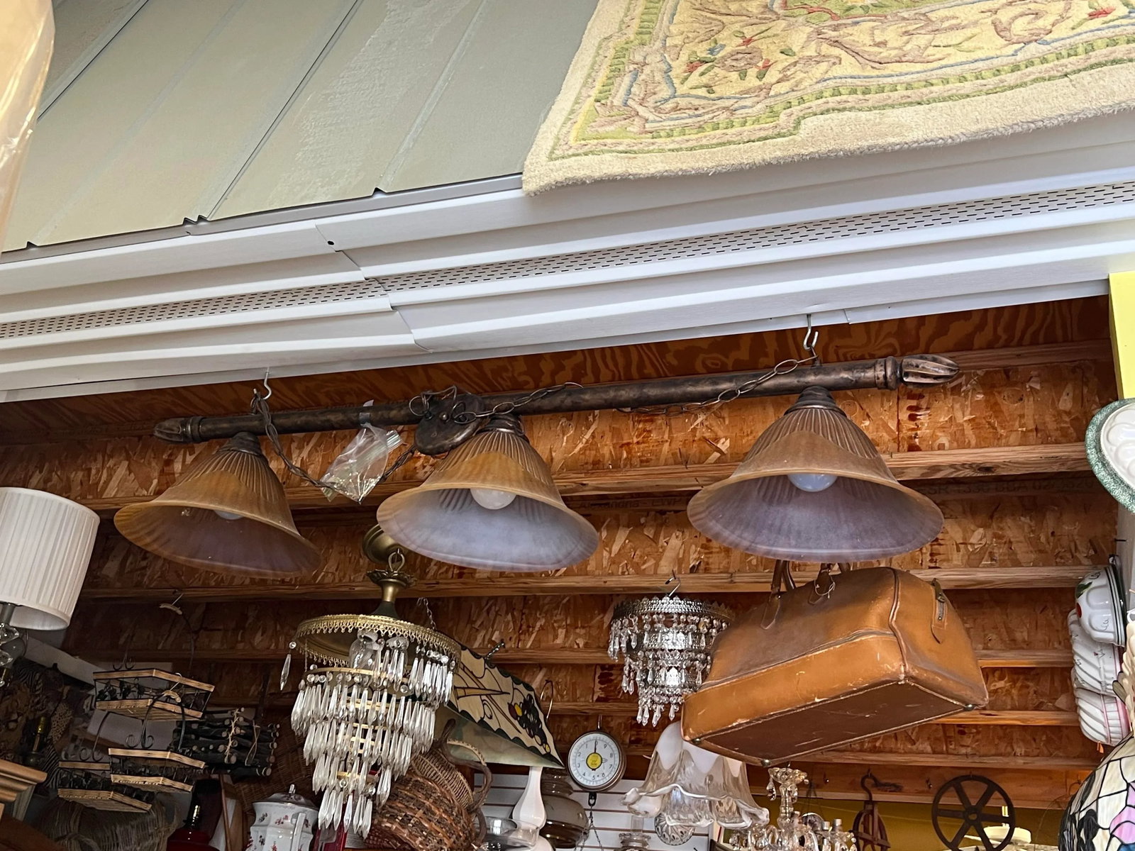Vintage Three Light Bar Pendant Light - 3