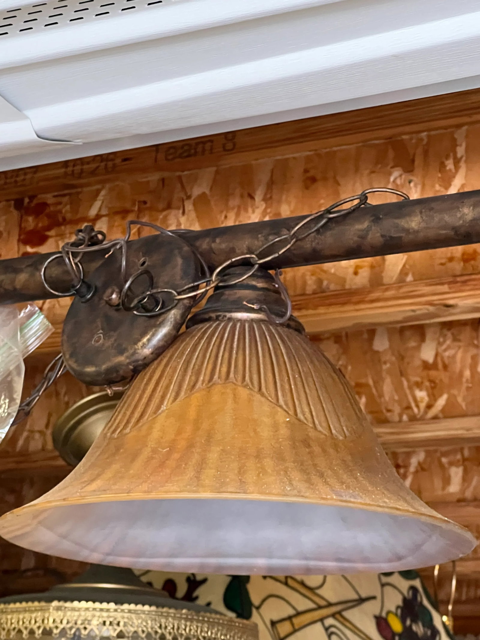 Vintage Three Light Bar Pendant Light - 5