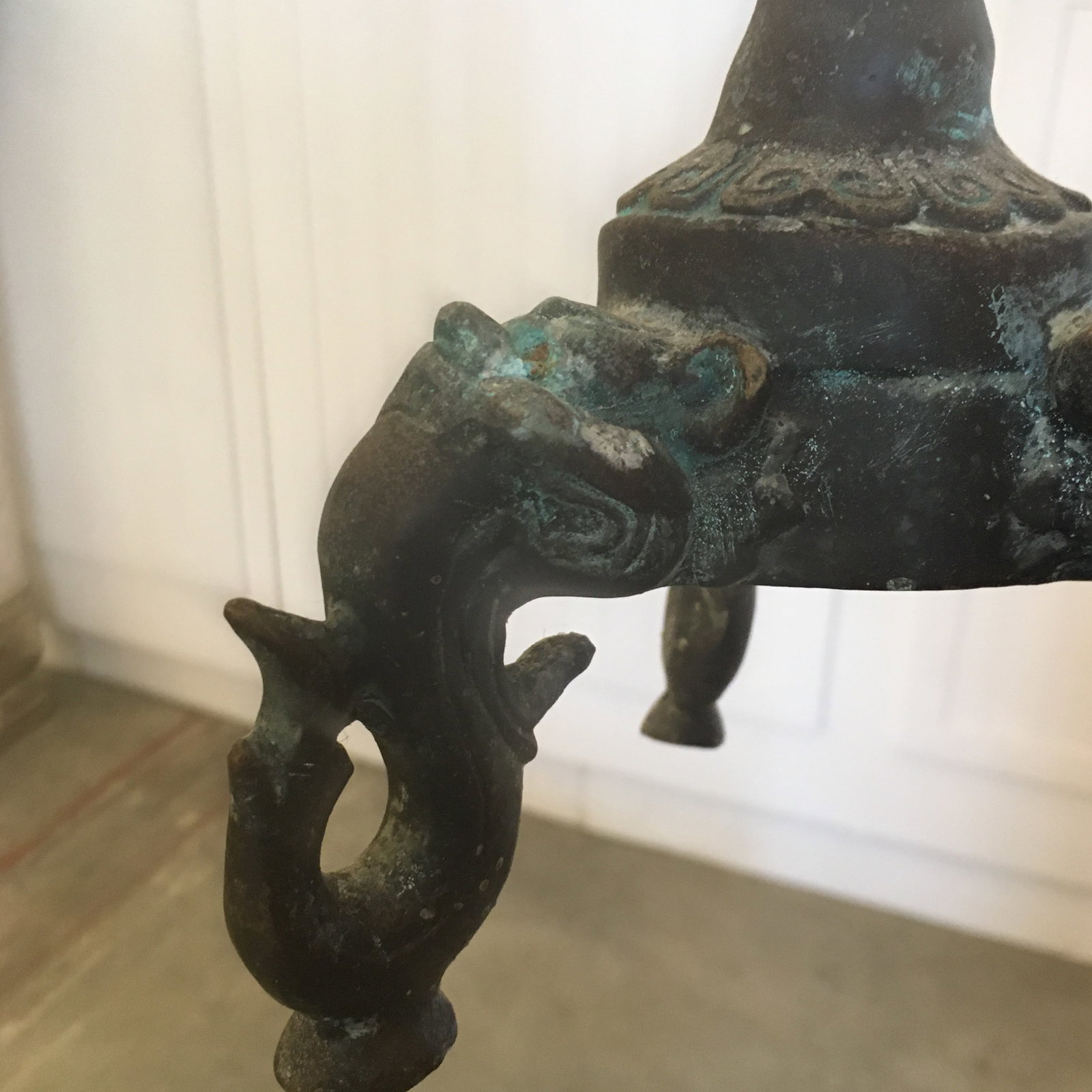 Vintage Elephant Brass/ Bronze Candle Holders - a Pair - 2