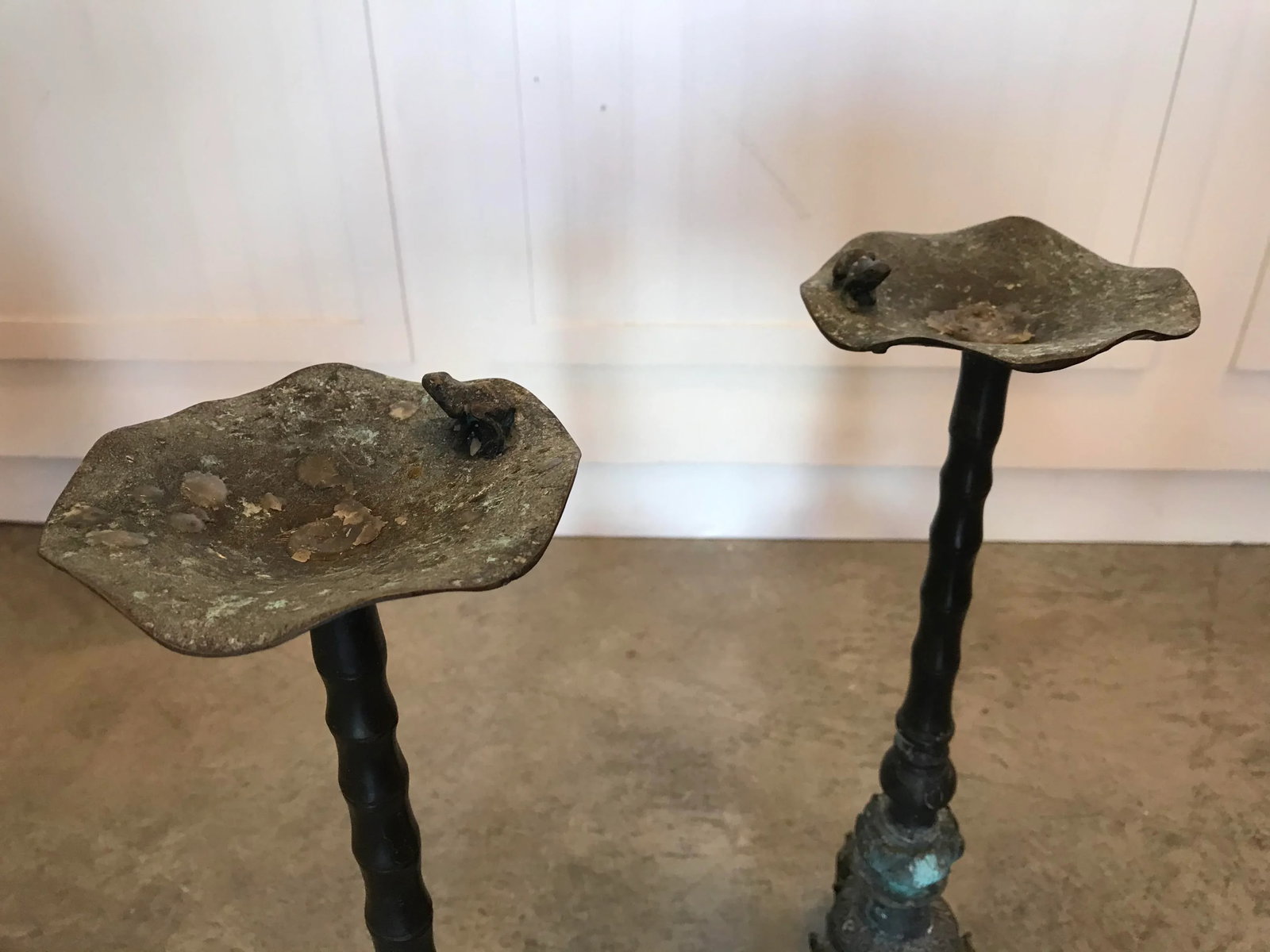 Vintage Elephant Brass/ Bronze Candle Holders - a Pair - 6