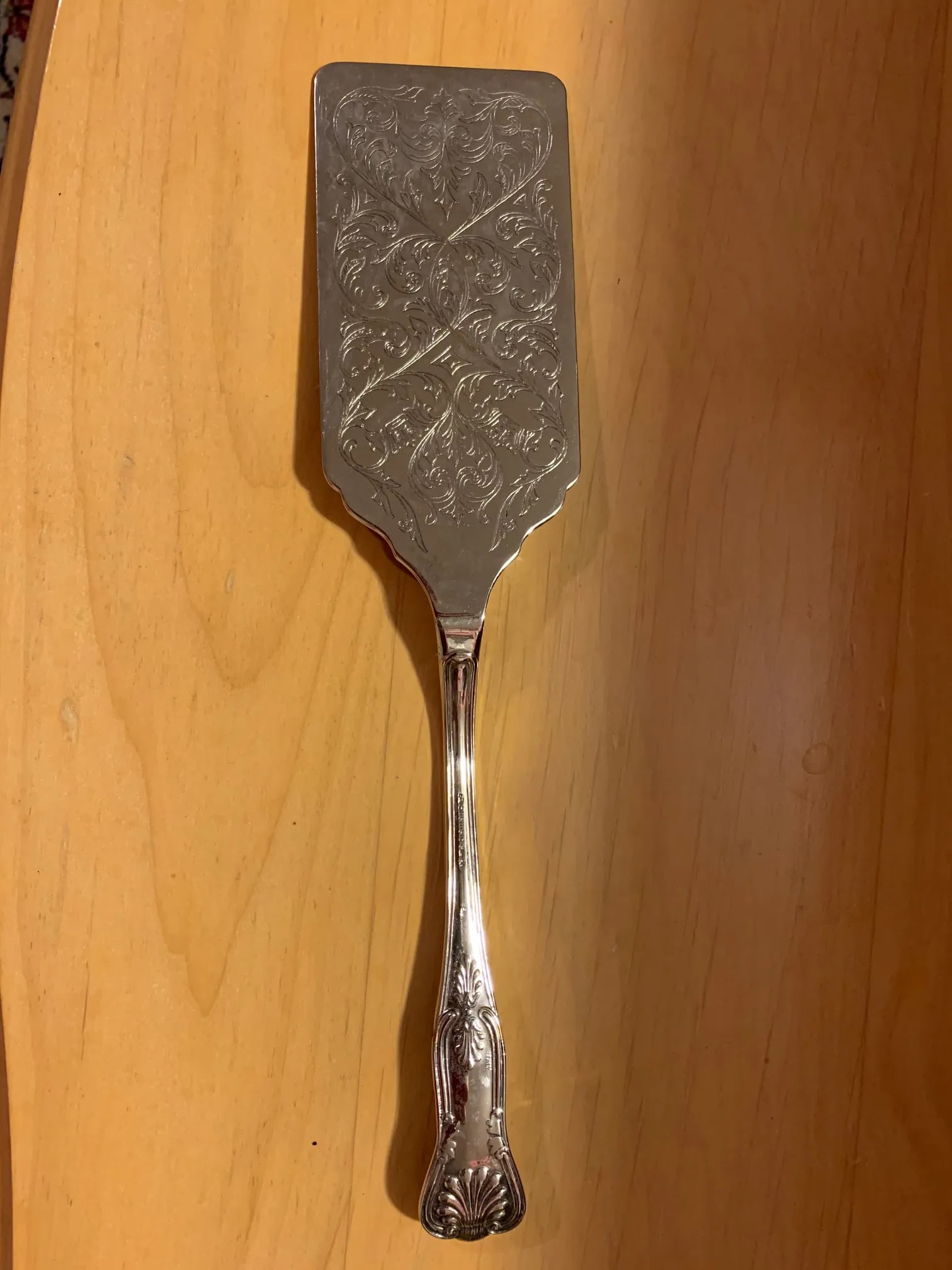 Cake Knife Silver Plate Sheffield England - 11