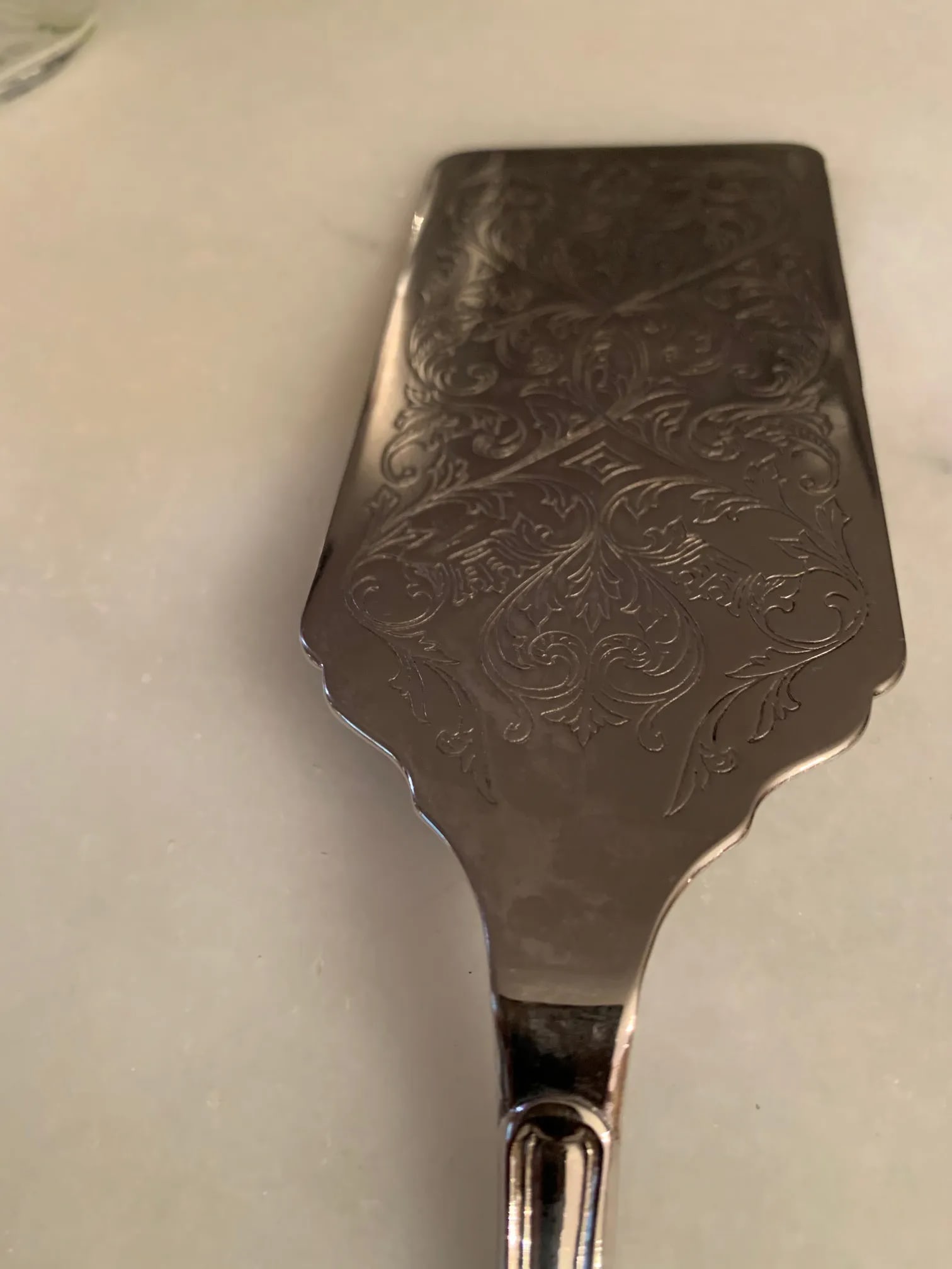 Cake Knife Silver Plate Sheffield England - 12