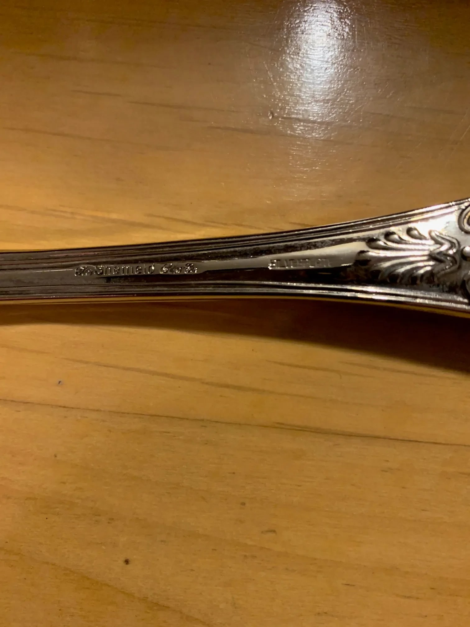 Cake Knife Silver Plate Sheffield England - 6
