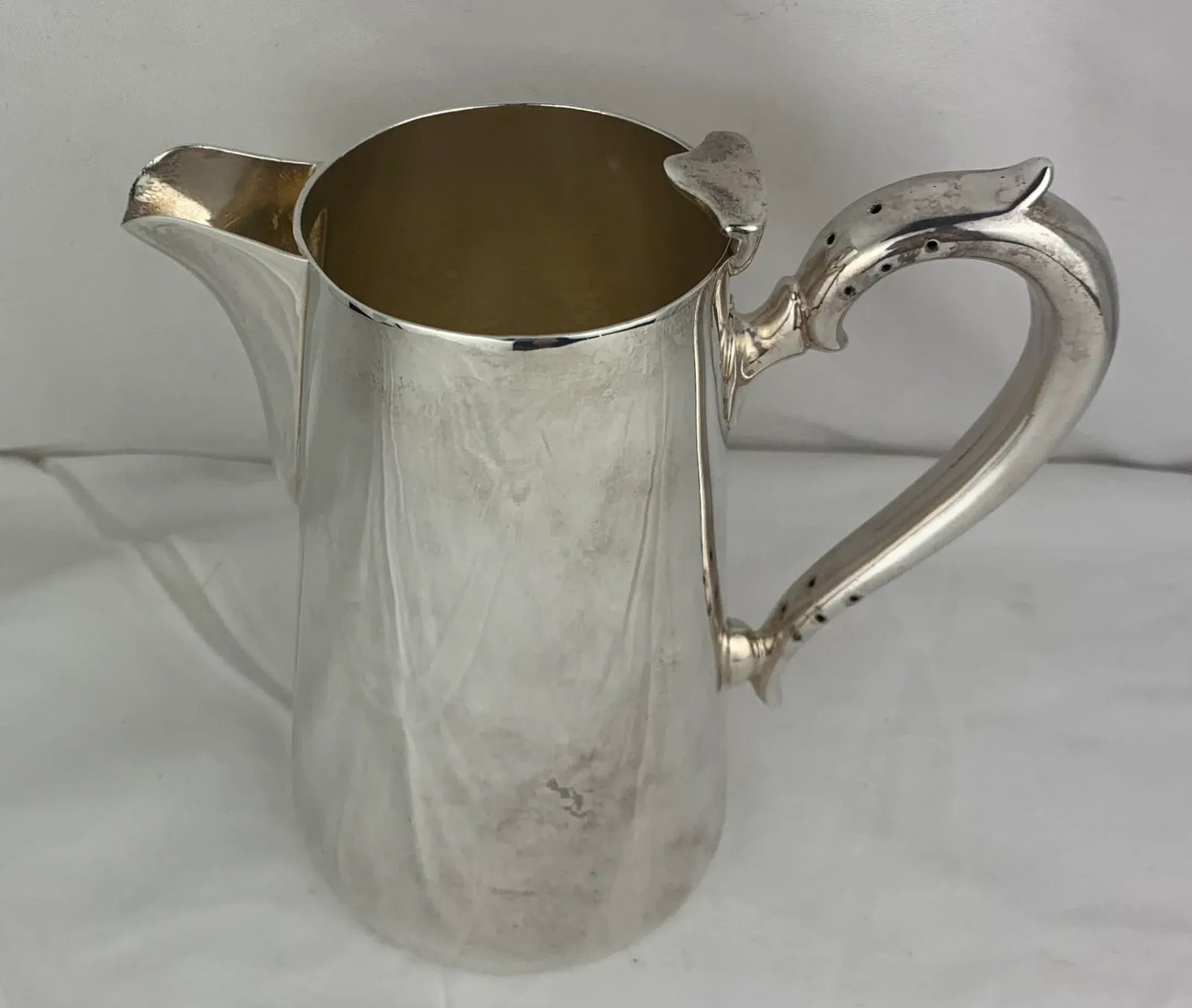 Vintage Plated Silver Pitcher - 4
