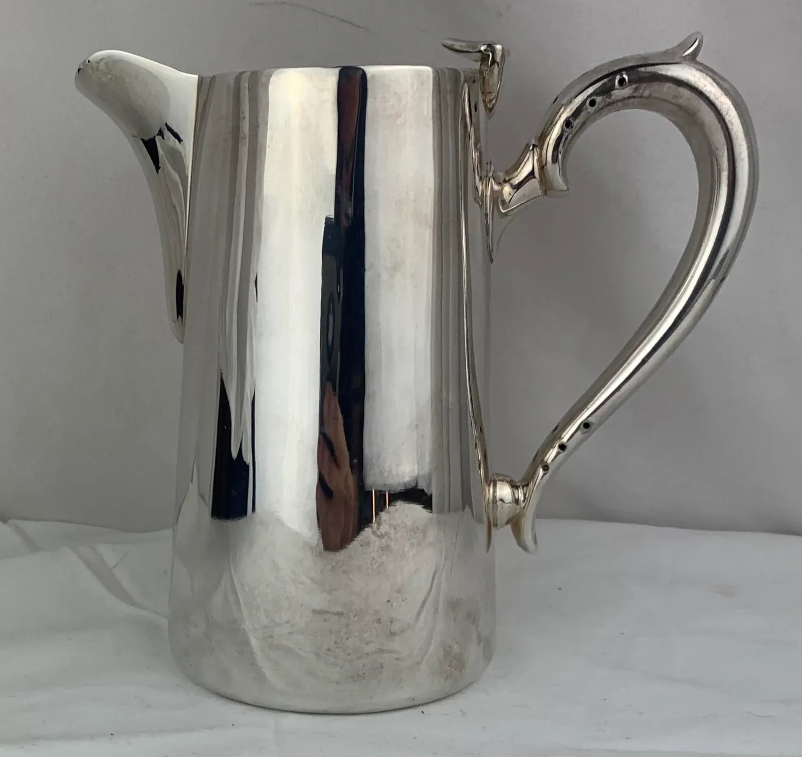 Vintage Plated Silver Pitcher - 5
