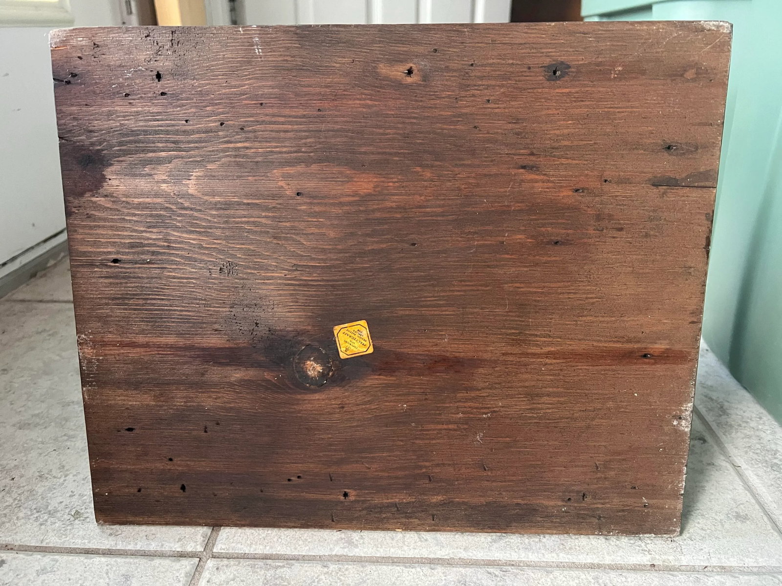 Mid Century Vintage Wooden Storage Caddy Desk Organizer - 7