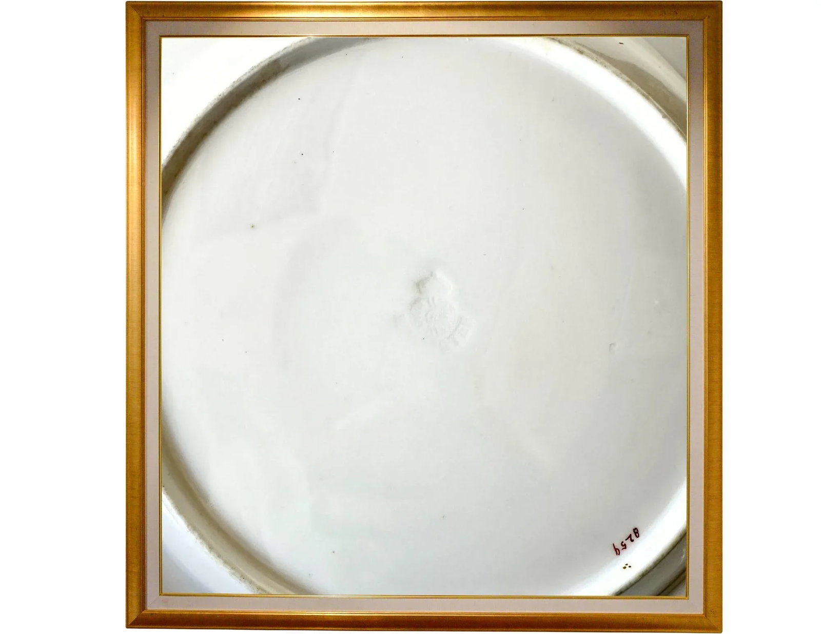 Antique English Worcester Hand-Enameled Dinner Plates, Set of 12 - 2