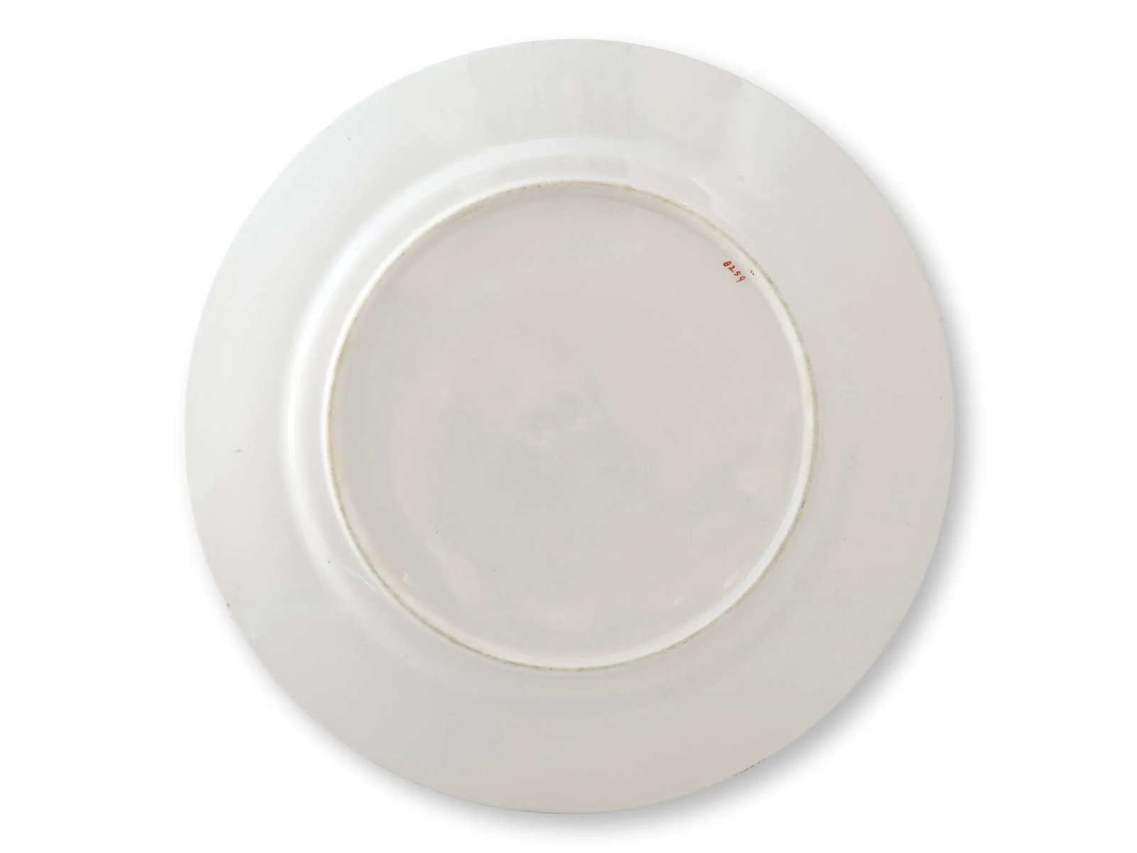 Antique English Worcester Hand-Enameled Dinner Plates, Set of 12 - 3