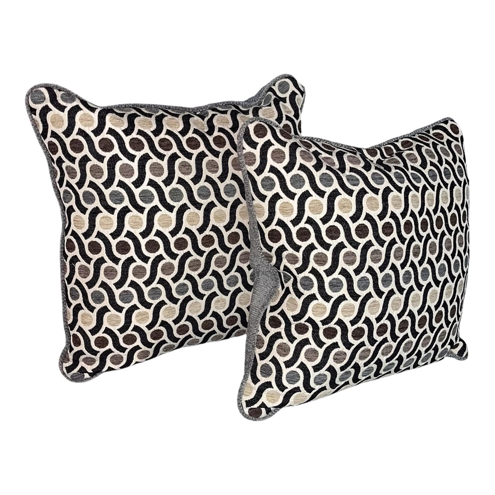 Finishing Touch Geometric Throw Pillows- a Pair (1 of 8)