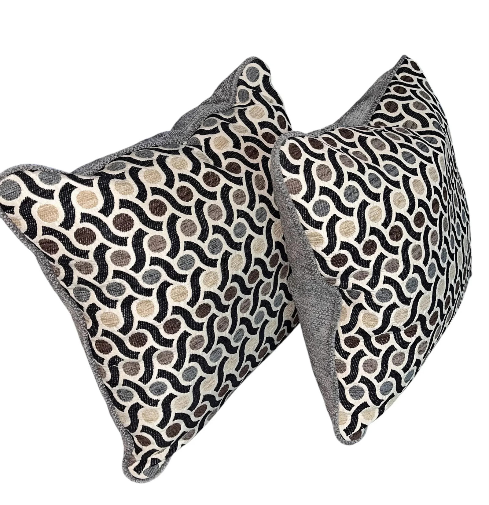 Finishing Touch Geometric Throw Pillows- a Pair - 2
