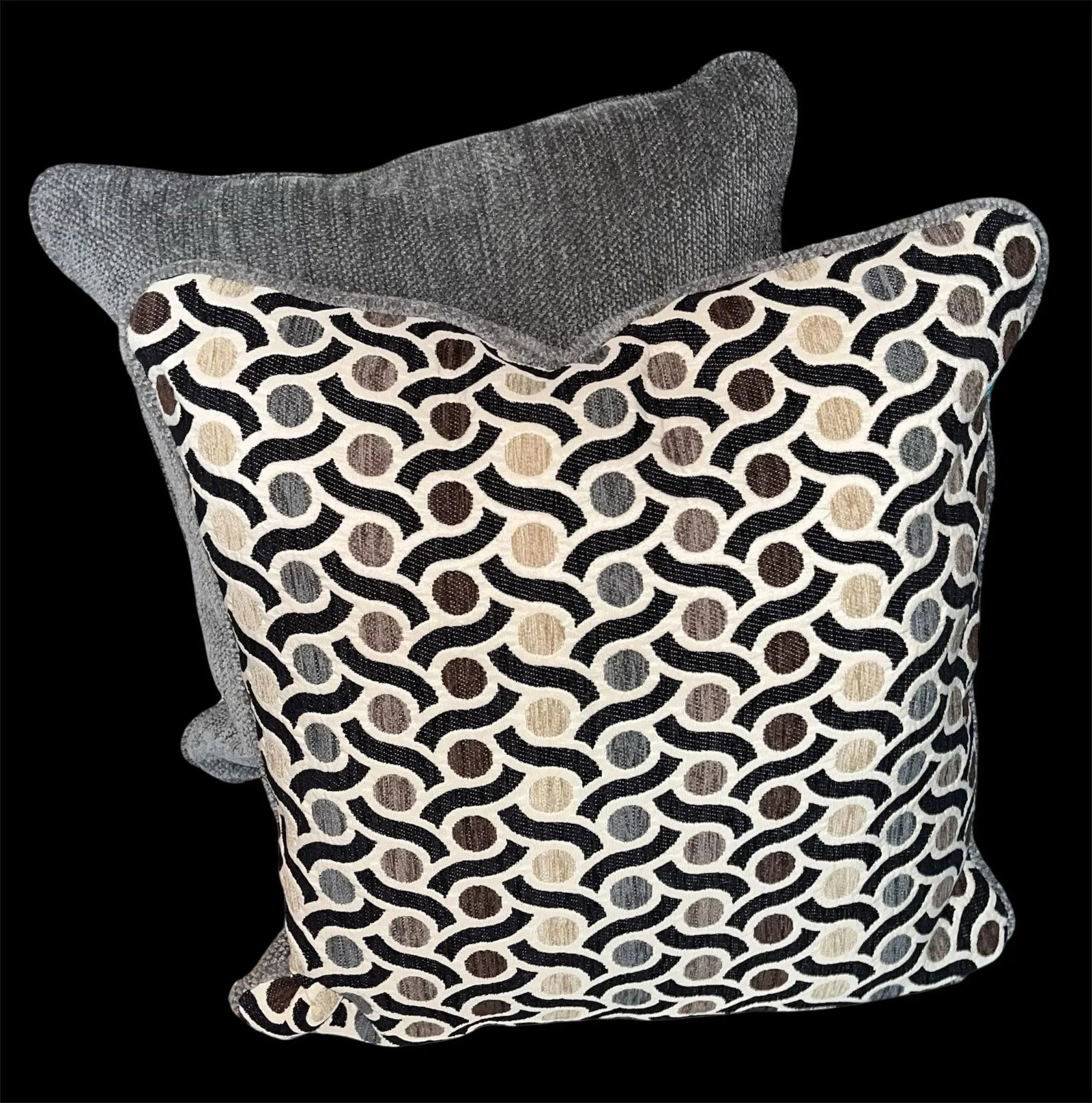 Finishing Touch Geometric Throw Pillows- a Pair - 7