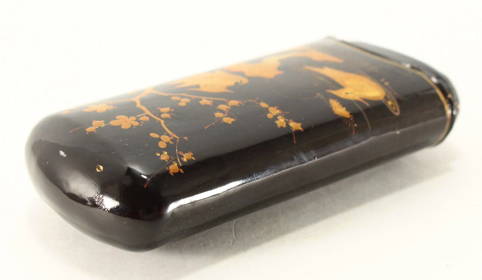 Japanese Gilt Black Lacquer Brillenetui Eyeglass Case, Meiji/Taisho Ea. 1900s - 3