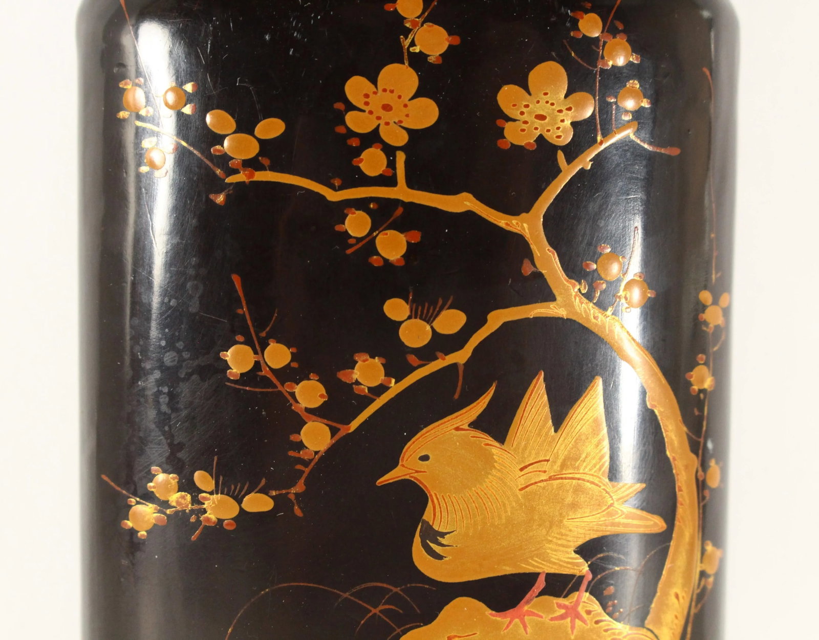 Japanese Gilt Black Lacquer Brillenetui Eyeglass Case, Meiji/Taisho Ea. 1900s - 6