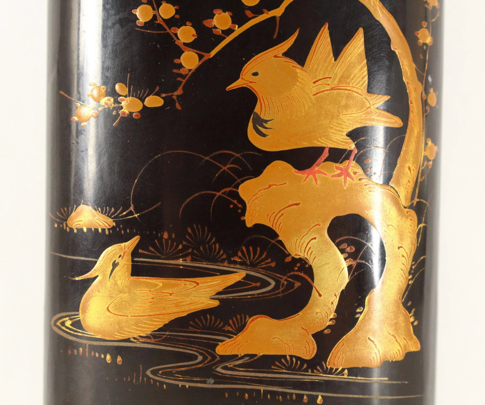 Japanese Gilt Black Lacquer Brillenetui Eyeglass Case, Meiji/Taisho Ea. 1900s - 7