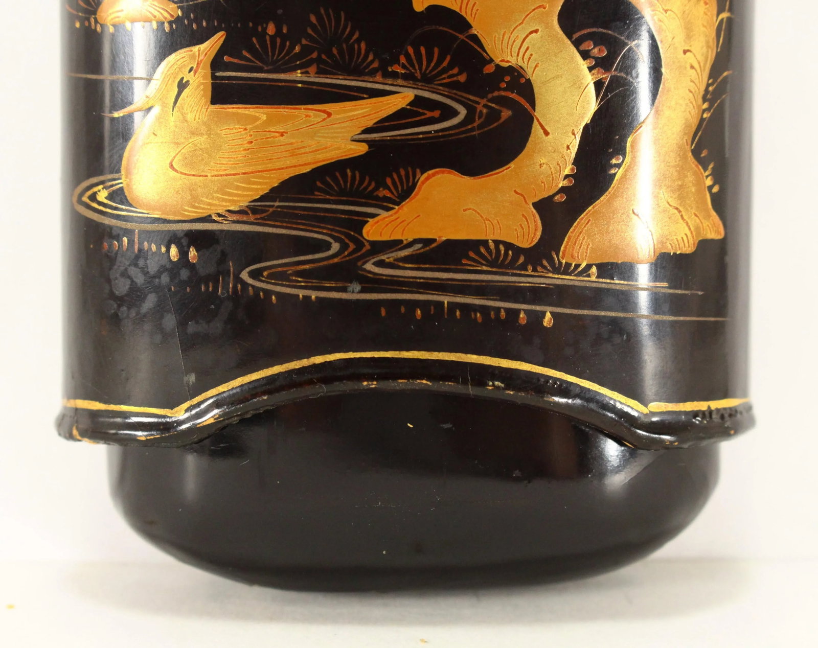 Japanese Gilt Black Lacquer Brillenetui Eyeglass Case, Meiji/Taisho Ea. 1900s - 8