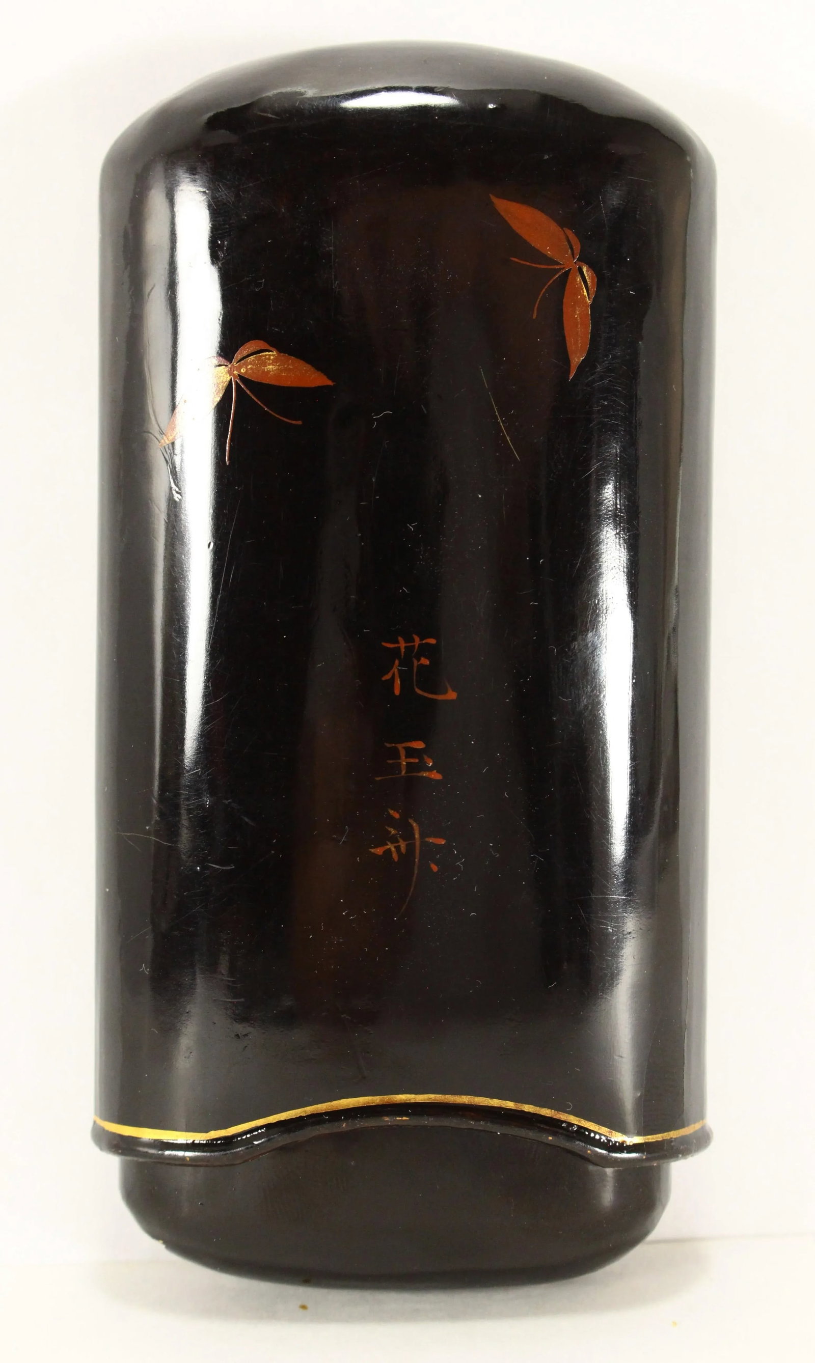 Japanese Gilt Black Lacquer Brillenetui Eyeglass Case, Meiji/Taisho Ea. 1900s - 9
