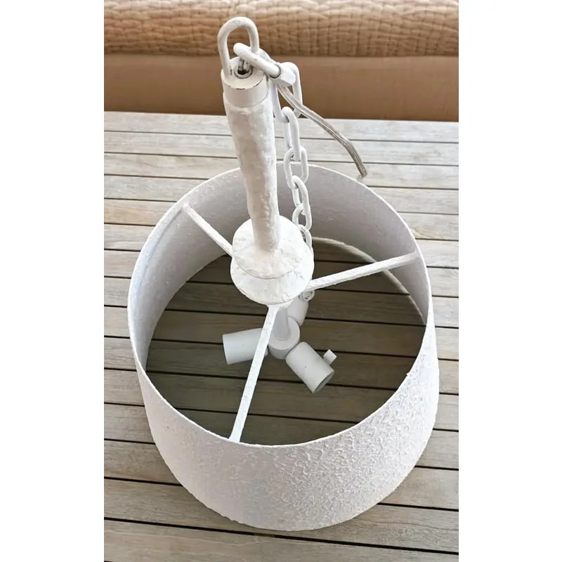 Palecek Etta Pendant in White - 2