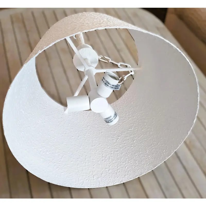 Palecek Etta Pendant in White - 3