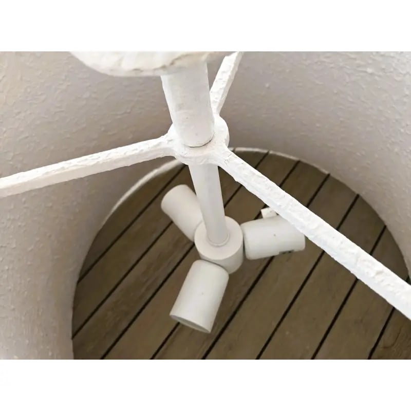 Palecek Etta Pendant in White - 4
