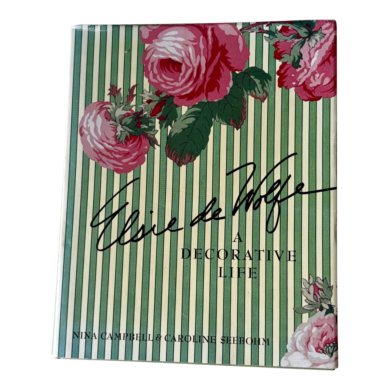 1990s Elise De Wolfe a Decorative Life, Hardcover First Edition: Elise De Wolfe a Decorative Life By Nina Campbell and Caroline Seebohm Hardcover First Edition Published by Panache Press Date of publication: 1992 Design by Dania Martinez Davey Room renderings by