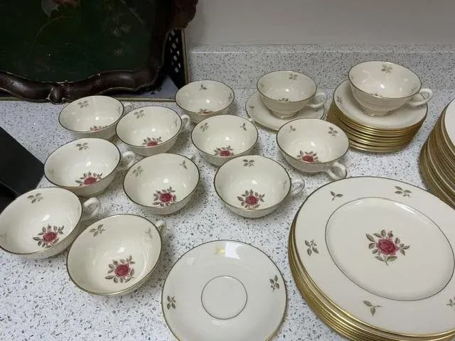 1950s Lenox Rhodora China Set- 51 Pieces - 3