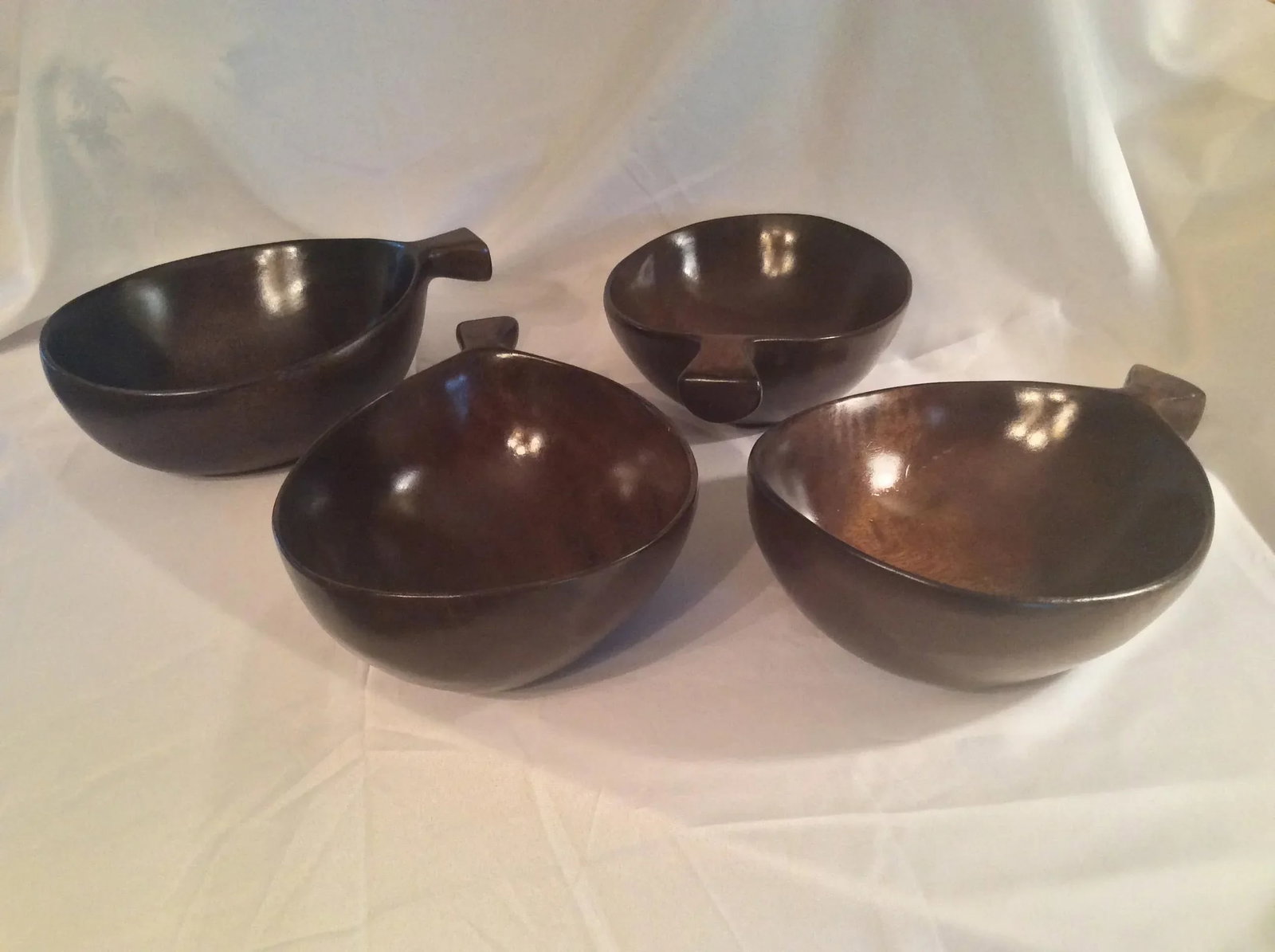 David Auld Mid Century Hand Carved Bowls - Set of 4 - 3