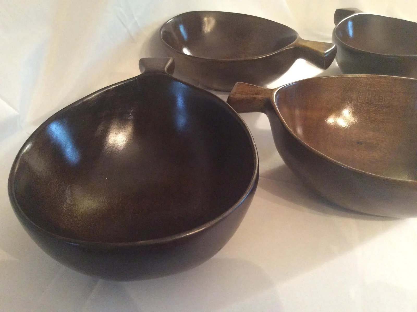 David Auld Mid Century Hand Carved Bowls - Set of 4 - 5