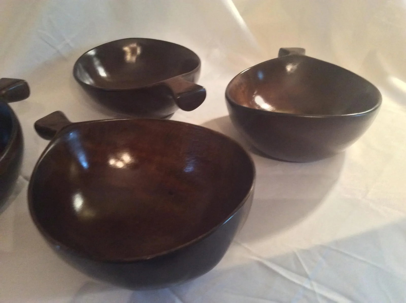 David Auld Mid Century Hand Carved Bowls - Set of 4 - 6
