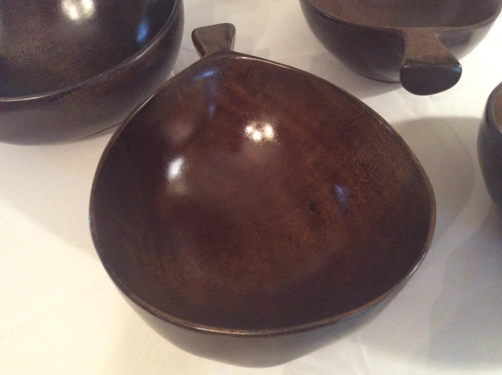David Auld Mid Century Hand Carved Bowls - Set of 4 - 9