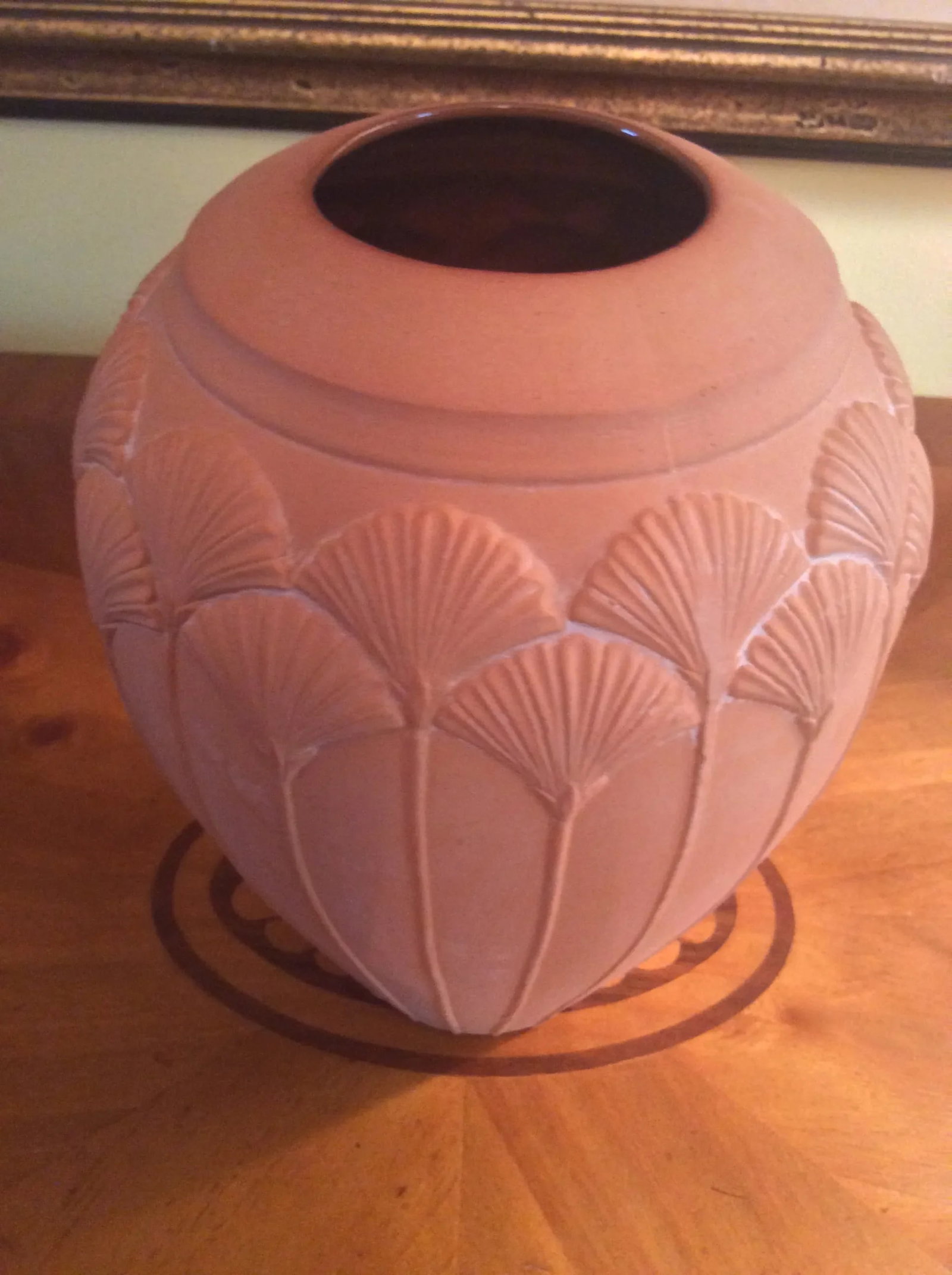 Contemporary Terra-Cotta Art Deco Inspired Vase - 10