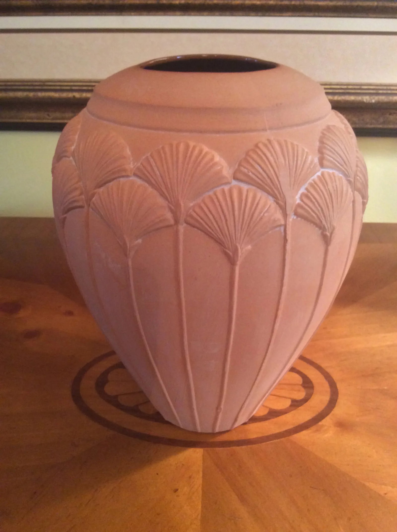 Contemporary Terra-Cotta Art Deco Inspired Vase - 13