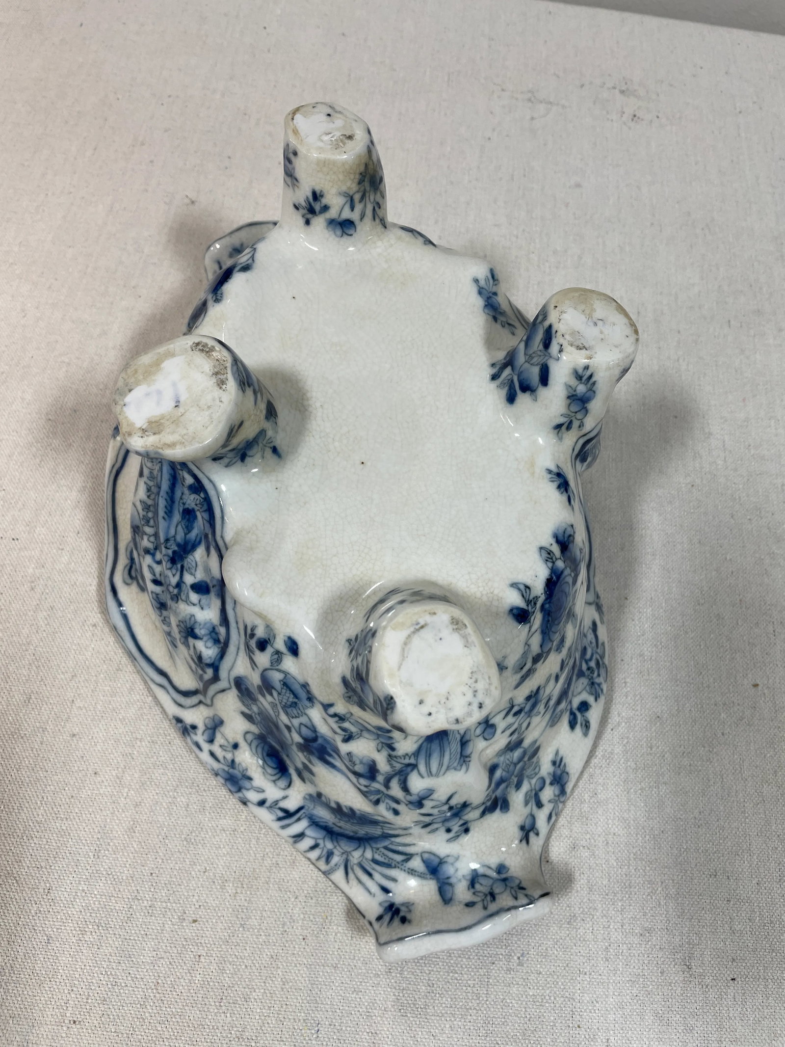 Early 19th Century Antique Lidded Tureen and Under Plate in Dutch Delft Style - 10