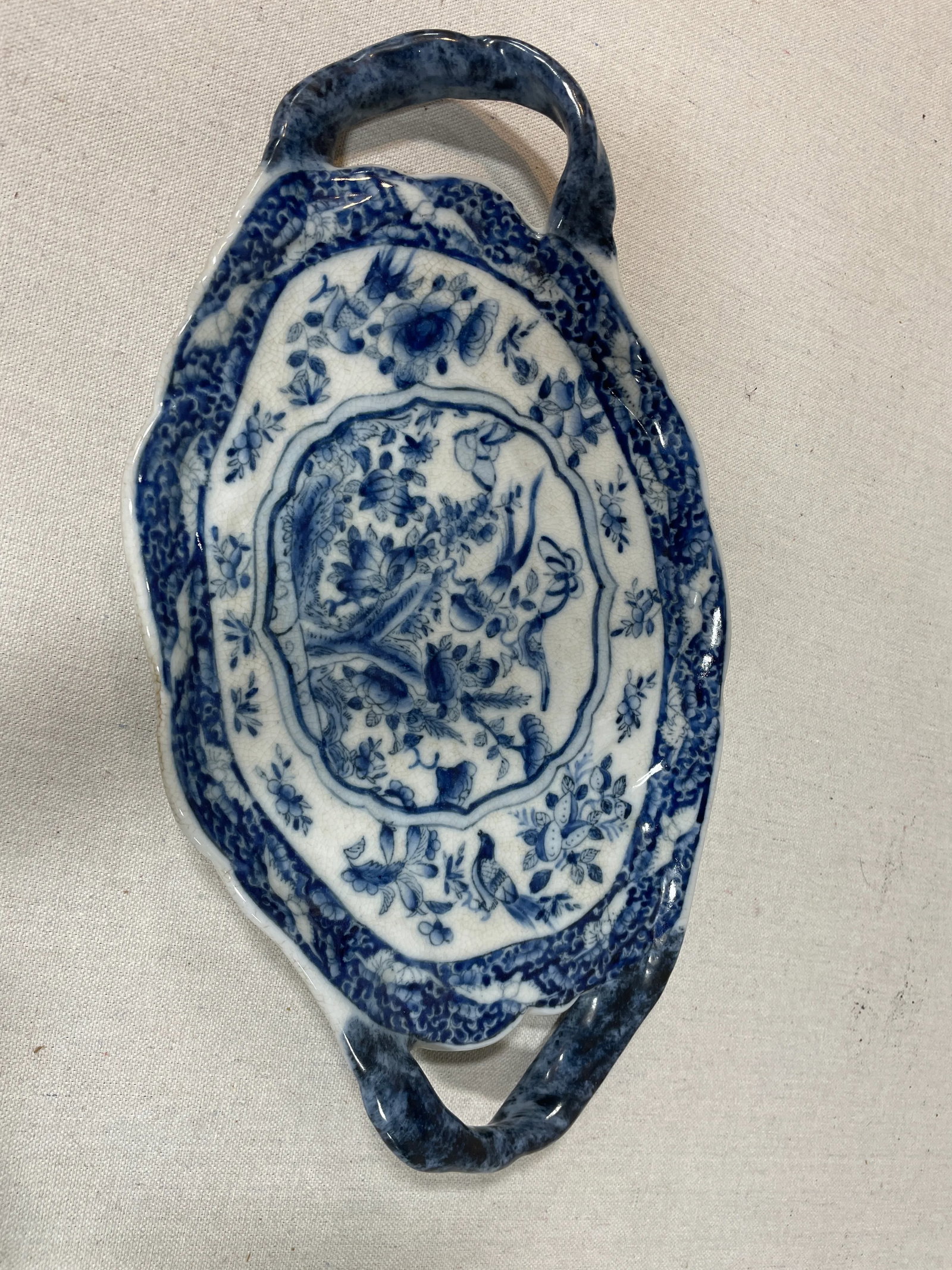Early 19th Century Antique Lidded Tureen and Under Plate in Dutch Delft Style - 3