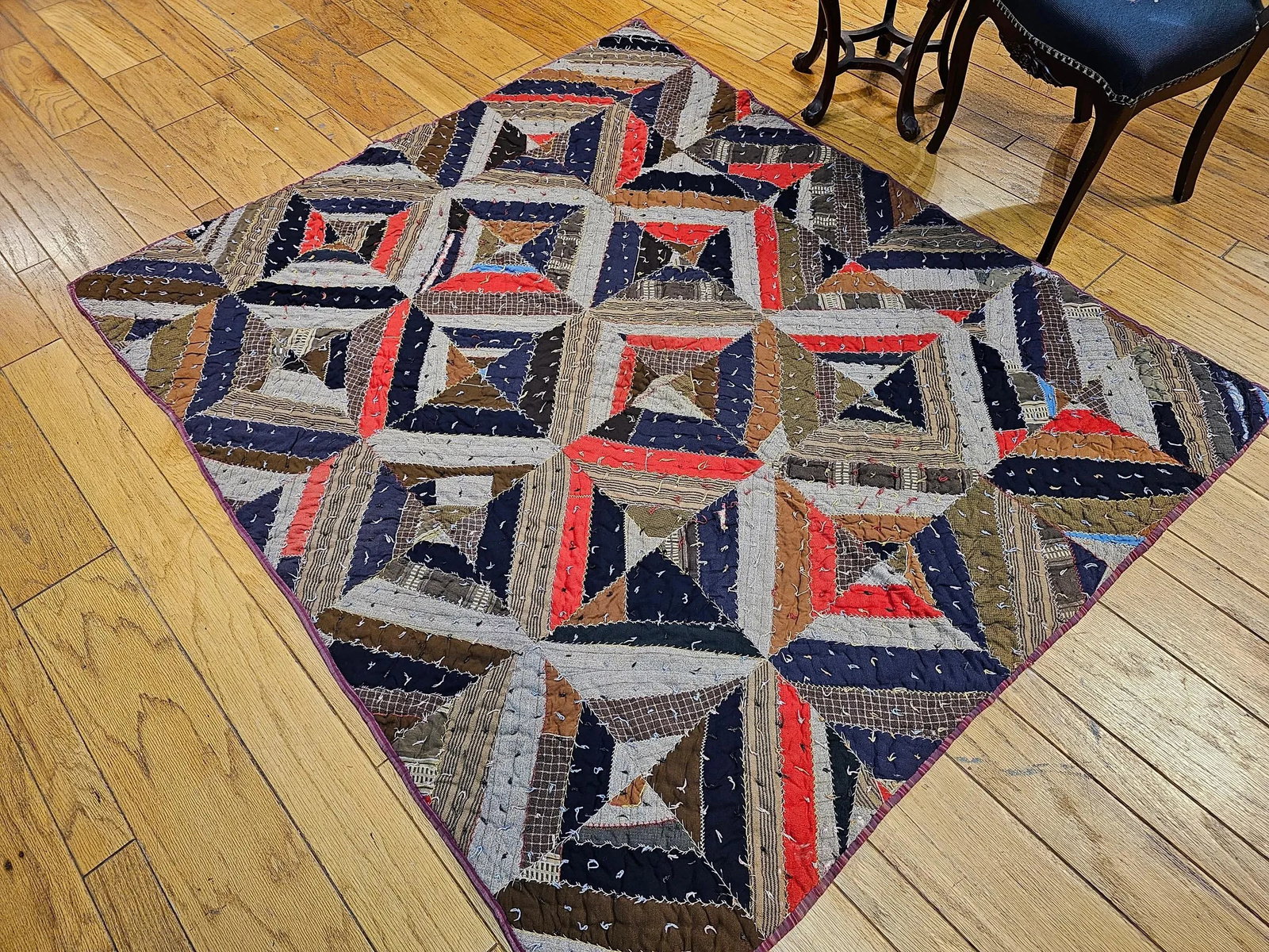 19th Century African American Southern Quilt - 10