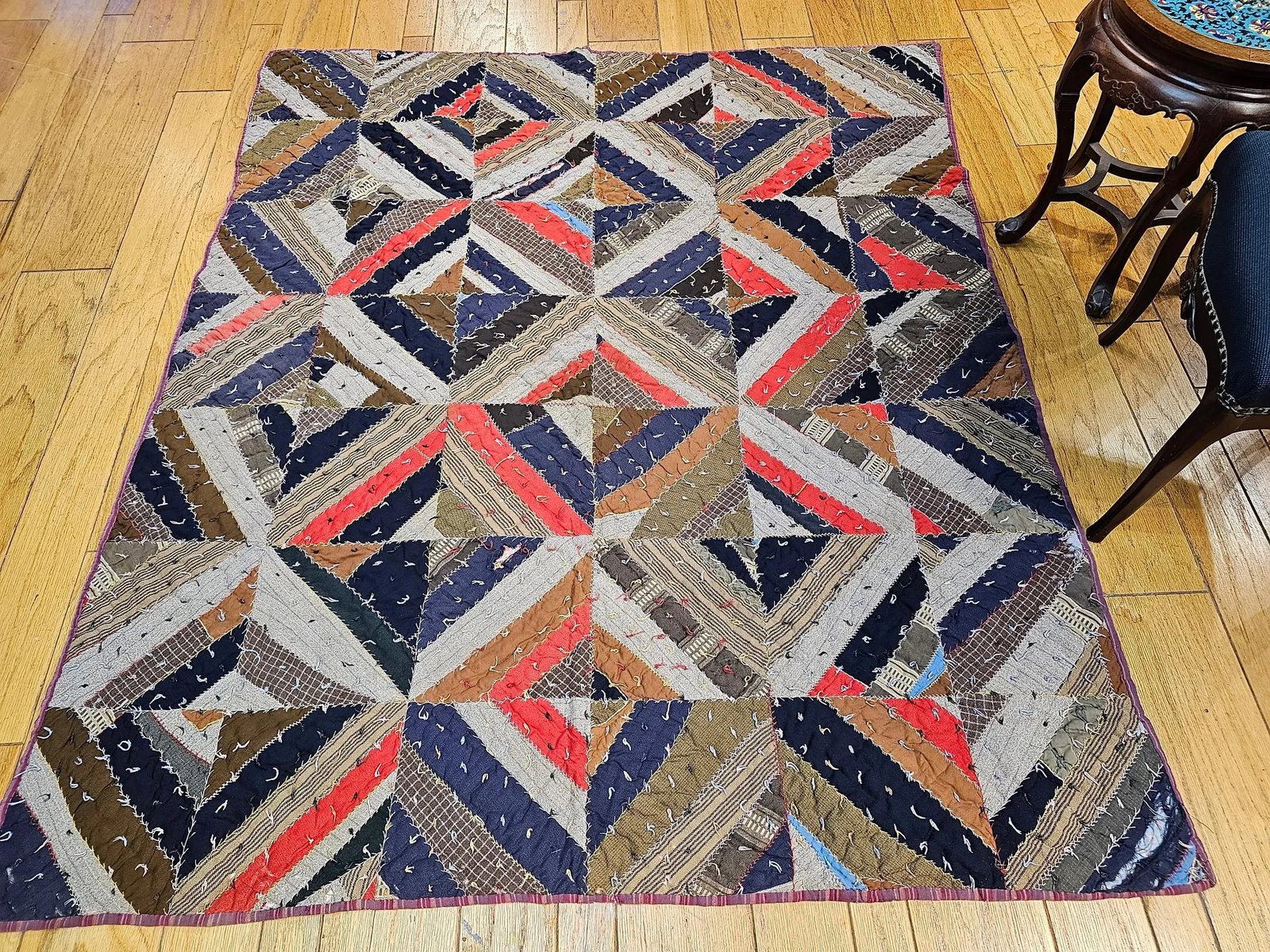19th Century African American Southern Quilt - 9