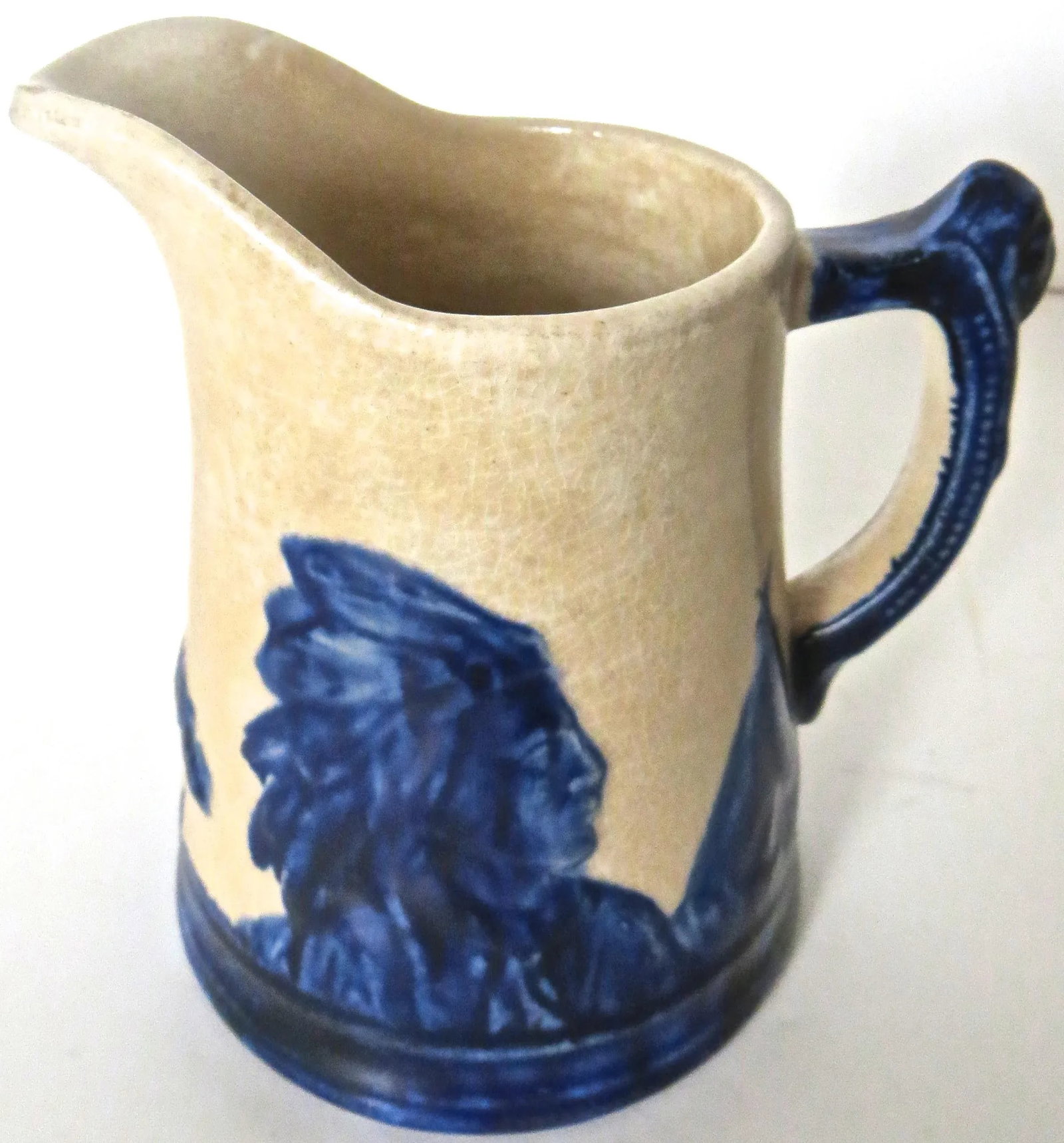 "Sleepy Eye" Complete Set of 5 Stoneware Pitchers, American, Circa 1905 - 15