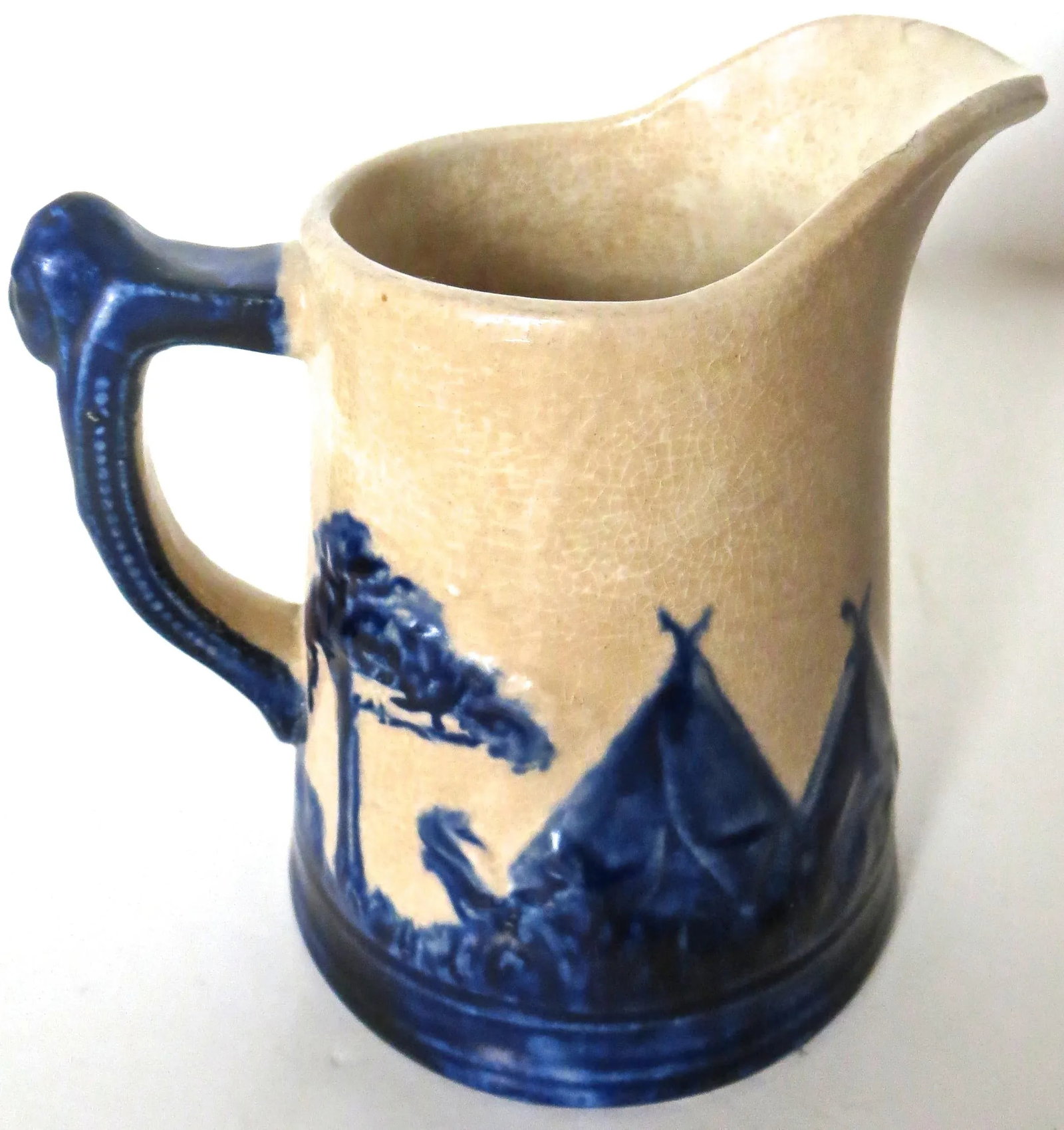 "Sleepy Eye" Complete Set of 5 Stoneware Pitchers, American, Circa 1905 - 16