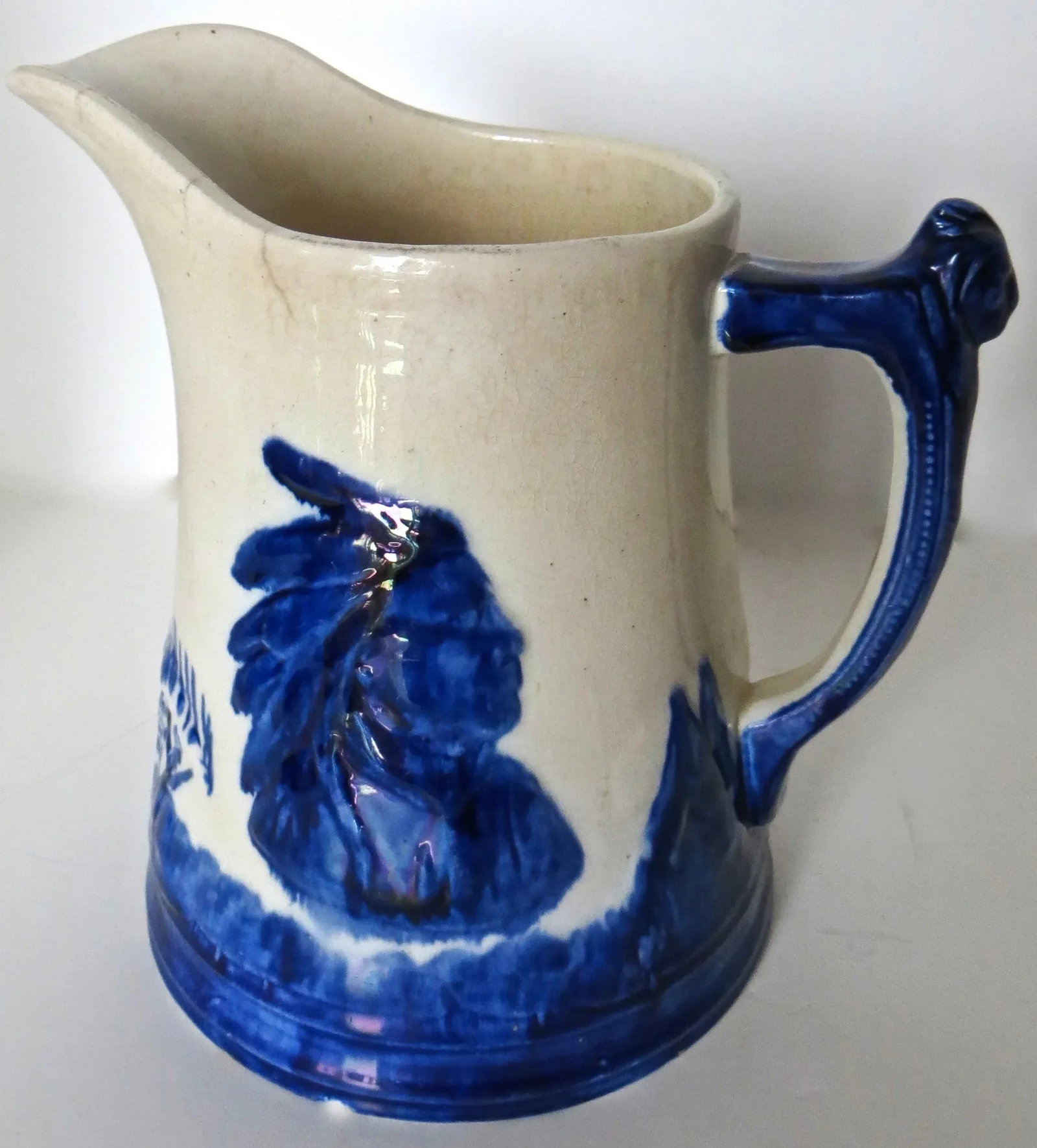 "Sleepy Eye" Complete Set of 5 Stoneware Pitchers, American, Circa 1905 - 3