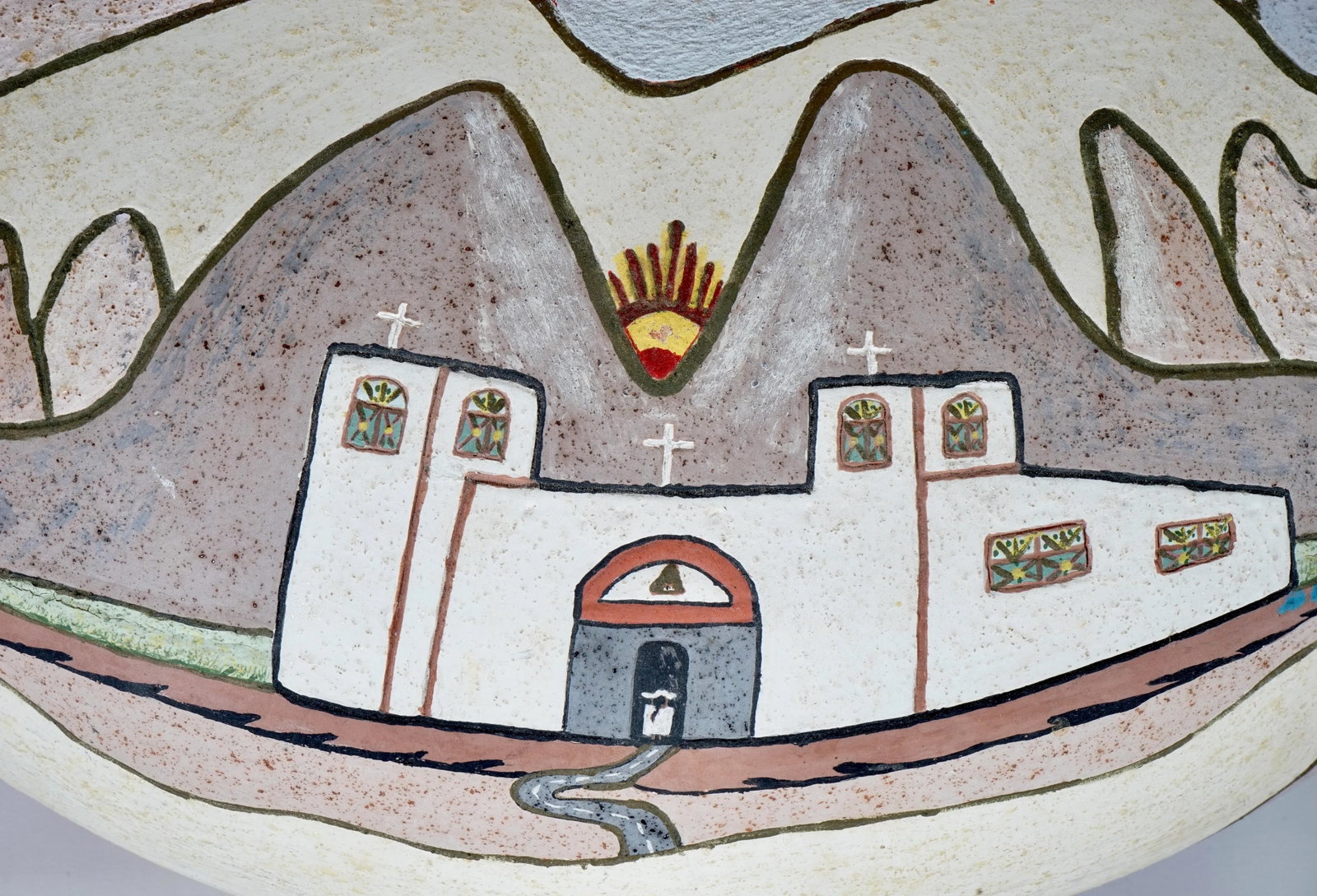 1970s Mexican Ceramic Vase With Top - 7