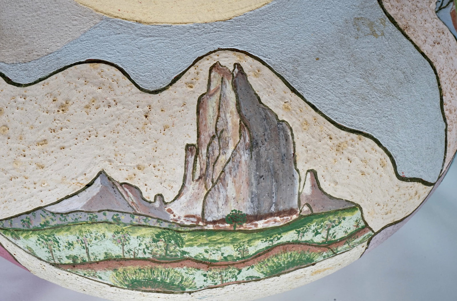 1970s Mexican Ceramic Vase With Top - 9