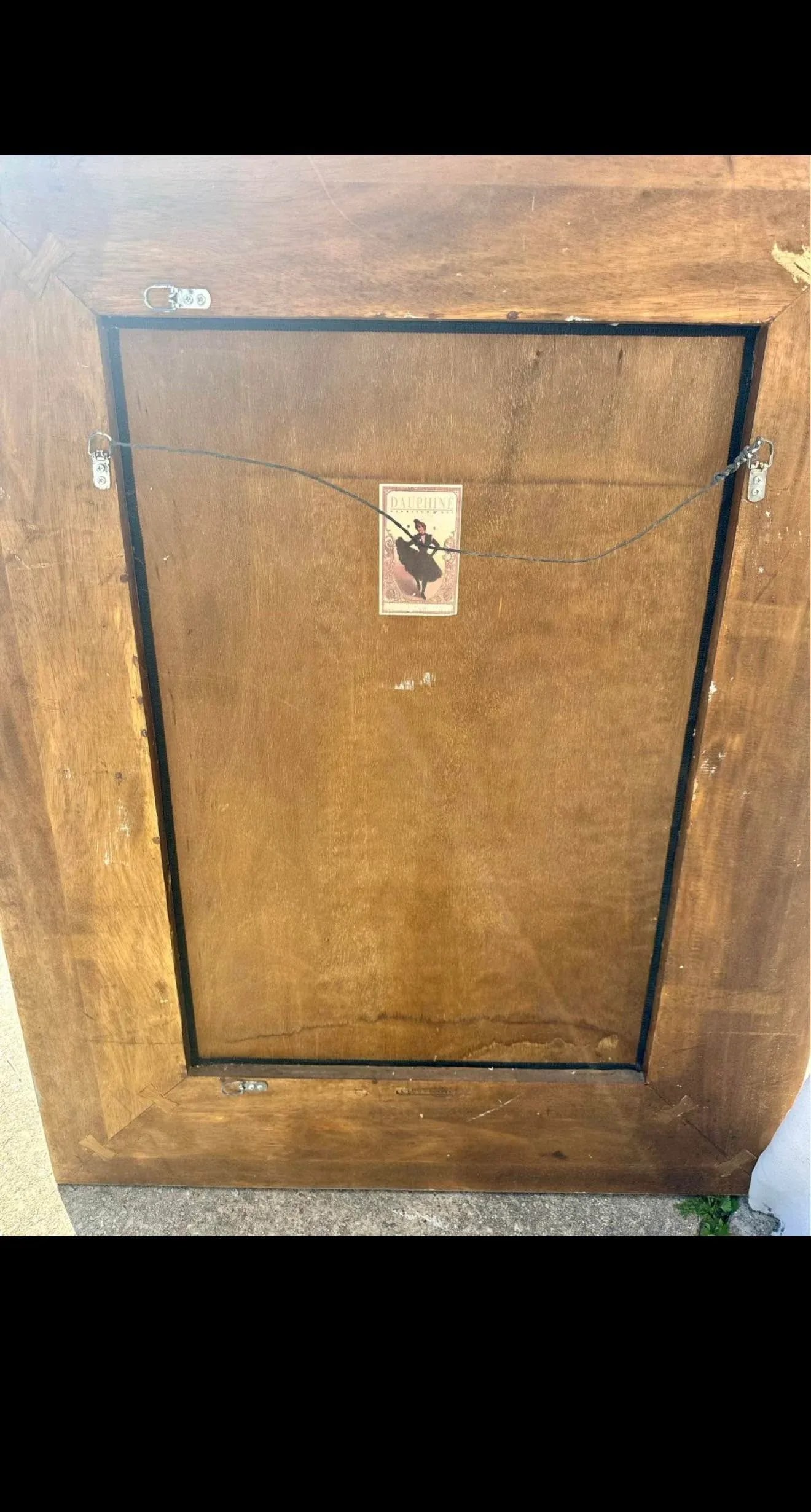 Vintage Harrison and Gil Mirror for Dauphine Mirror Company. - 5