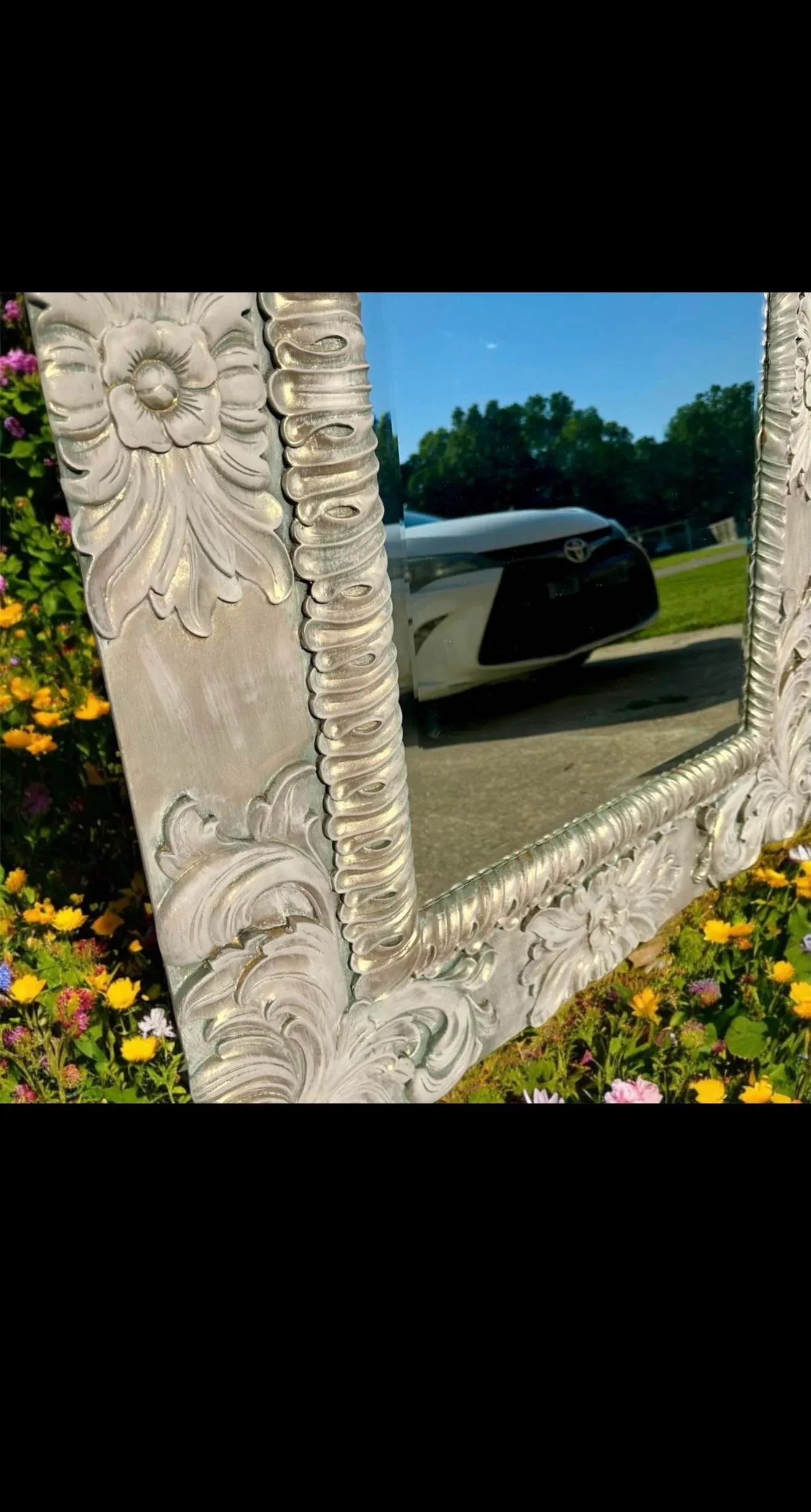 Vintage Harrison and Gil Mirror for Dauphine Mirror Company. - 8
