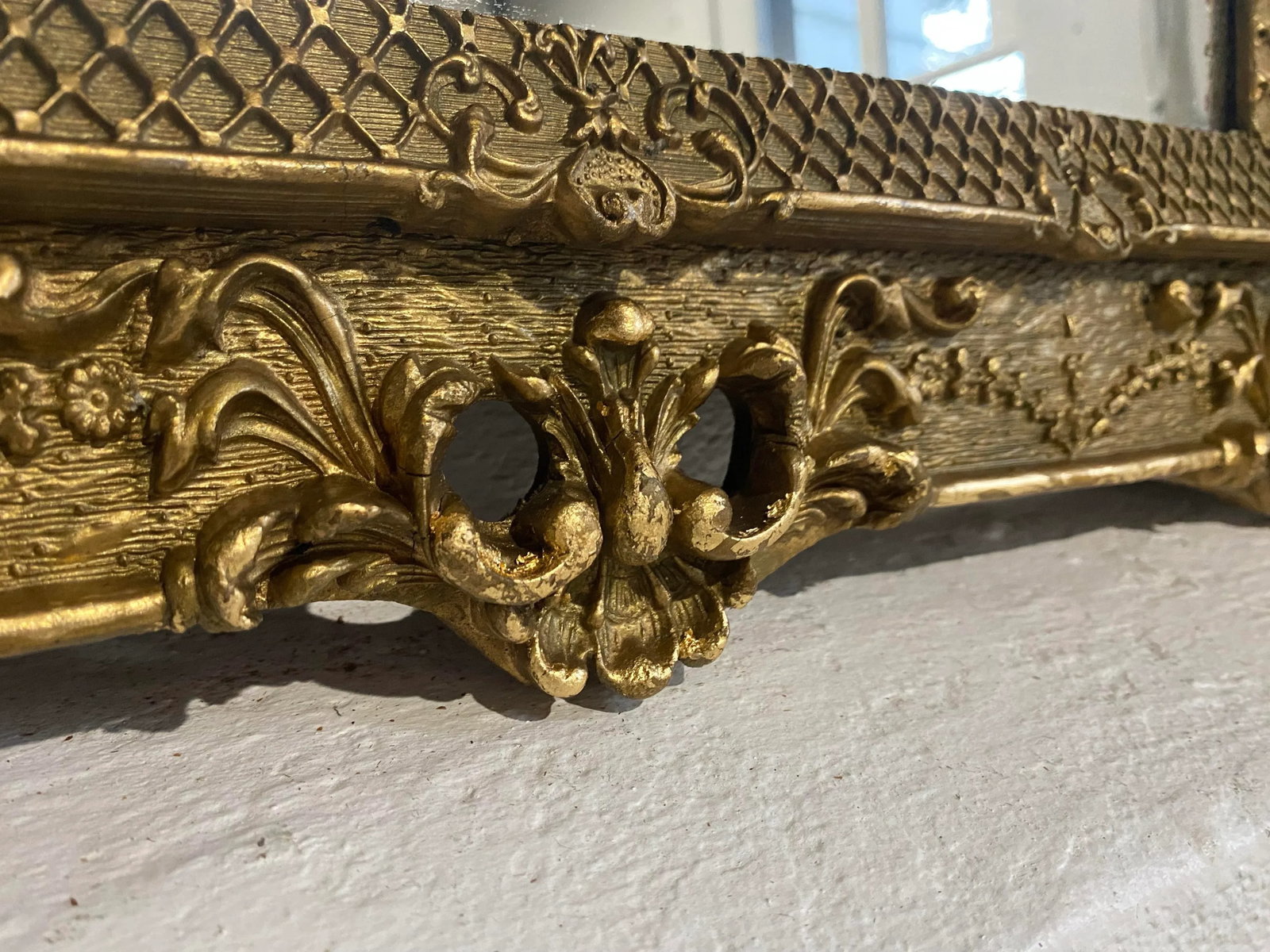 Early 20th Century Ornate Gilded Regency Mirrors- Set of 2 - 6