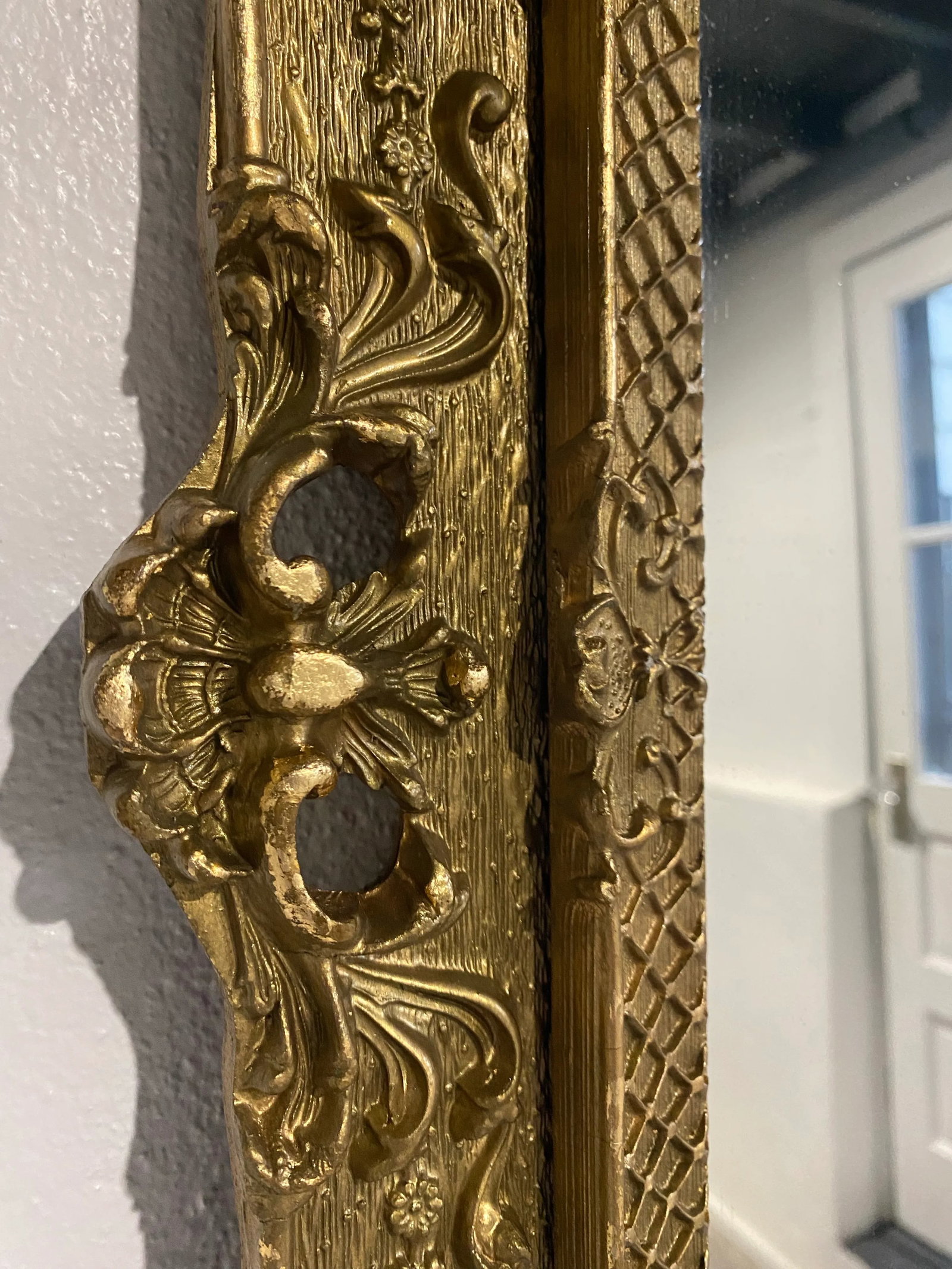 Early 20th Century Ornate Gilded Regency Mirrors- Set of 2 - 7