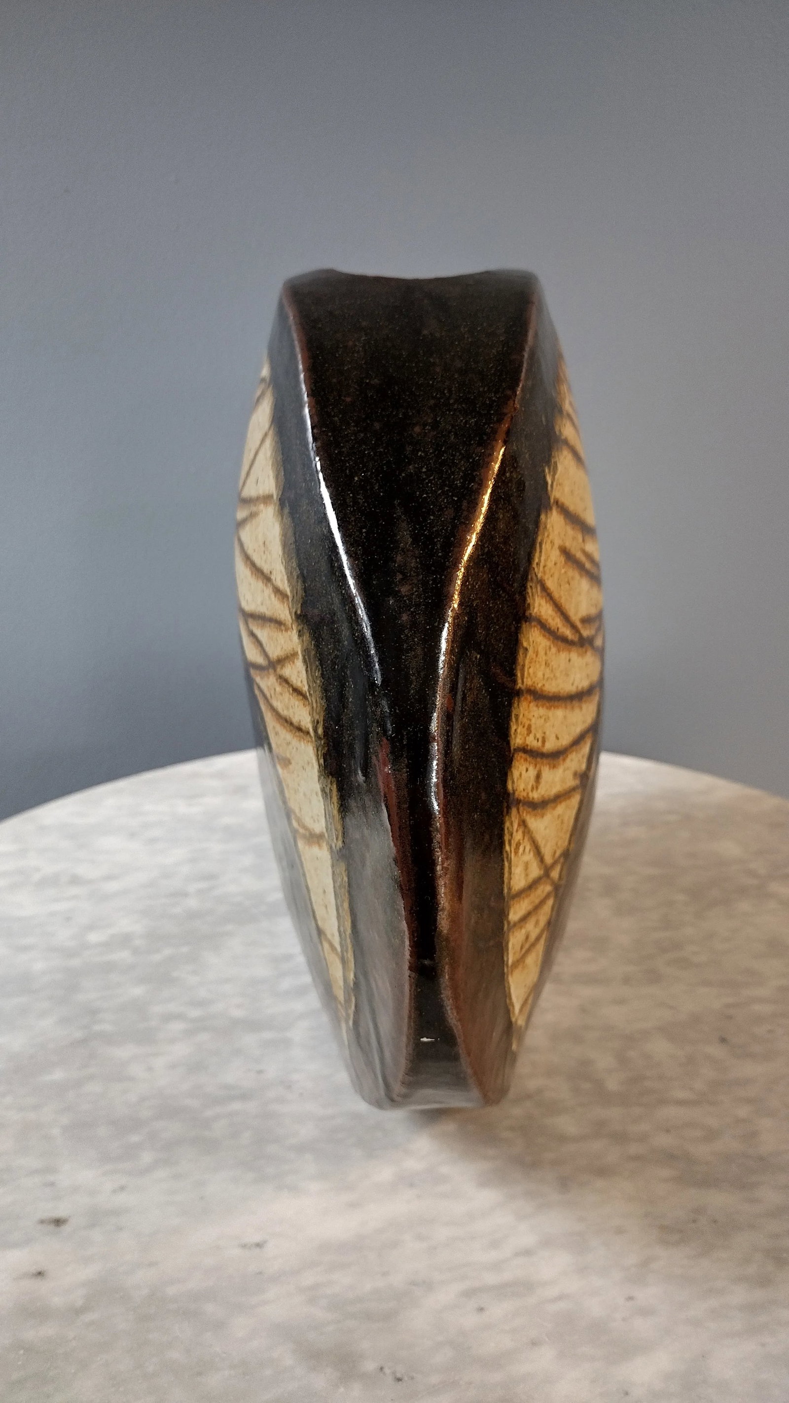 1970s Large Ceramic Vase by Aleph Hammer - 12