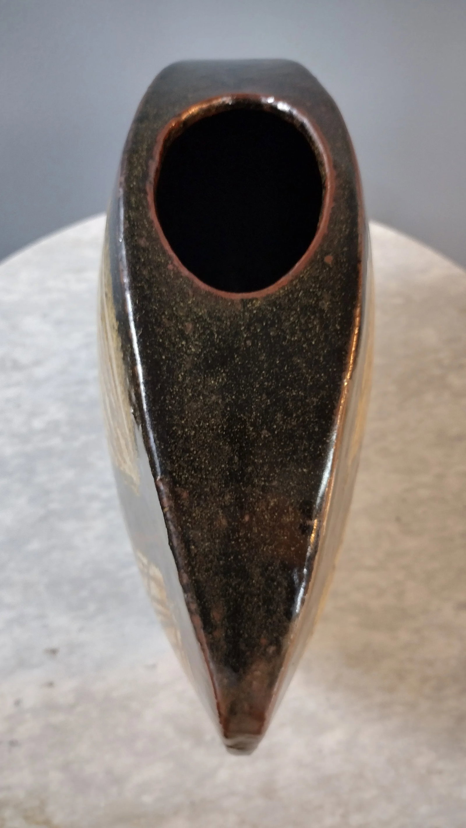1970s Large Ceramic Vase by Aleph Hammer - 13