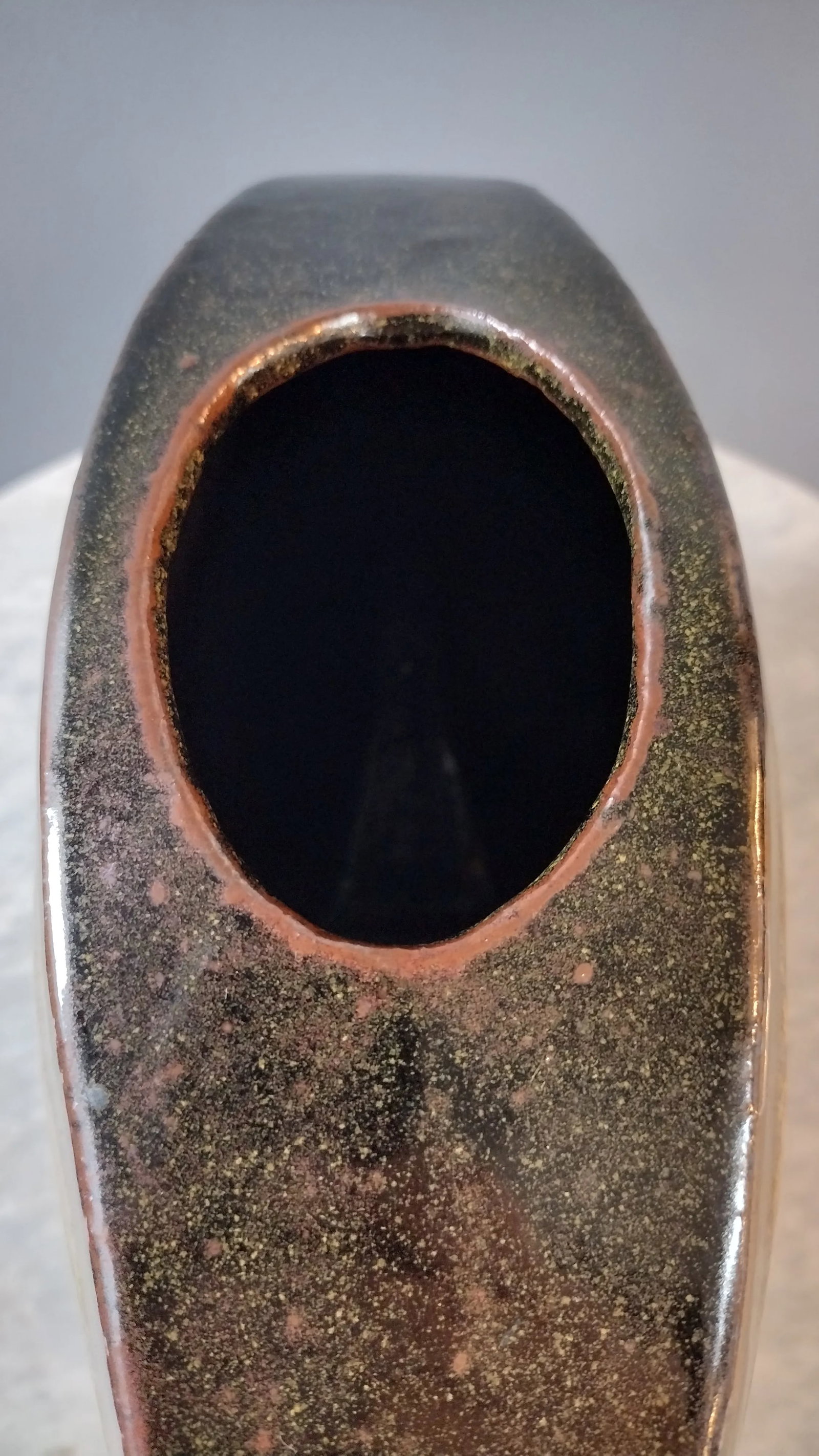 1970s Large Ceramic Vase by Aleph Hammer - 15