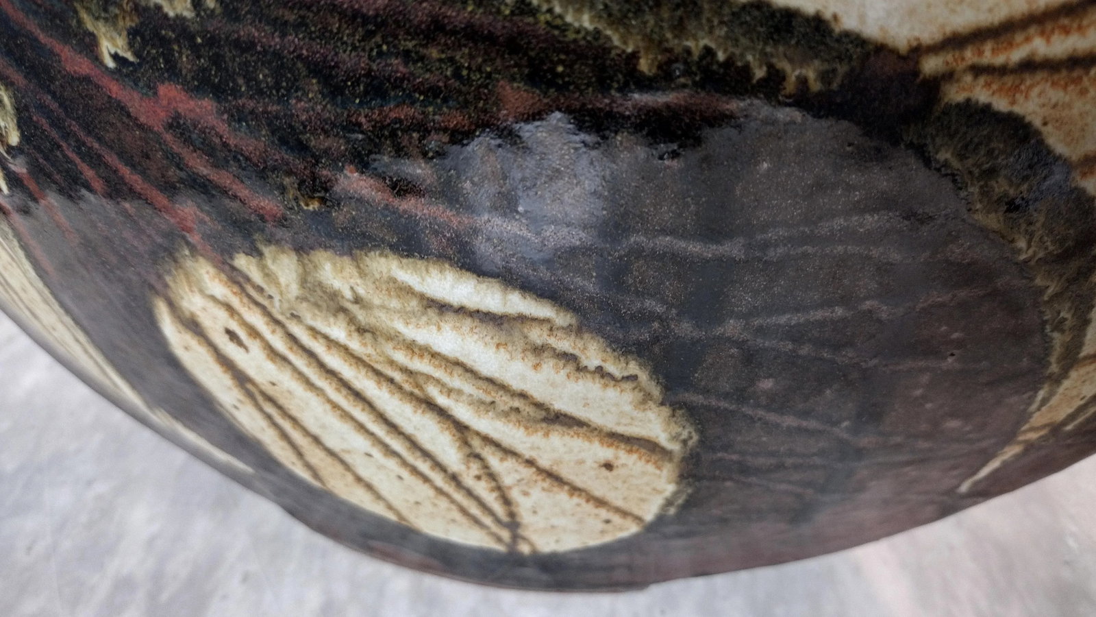 1970s Large Ceramic Vase by Aleph Hammer - 16