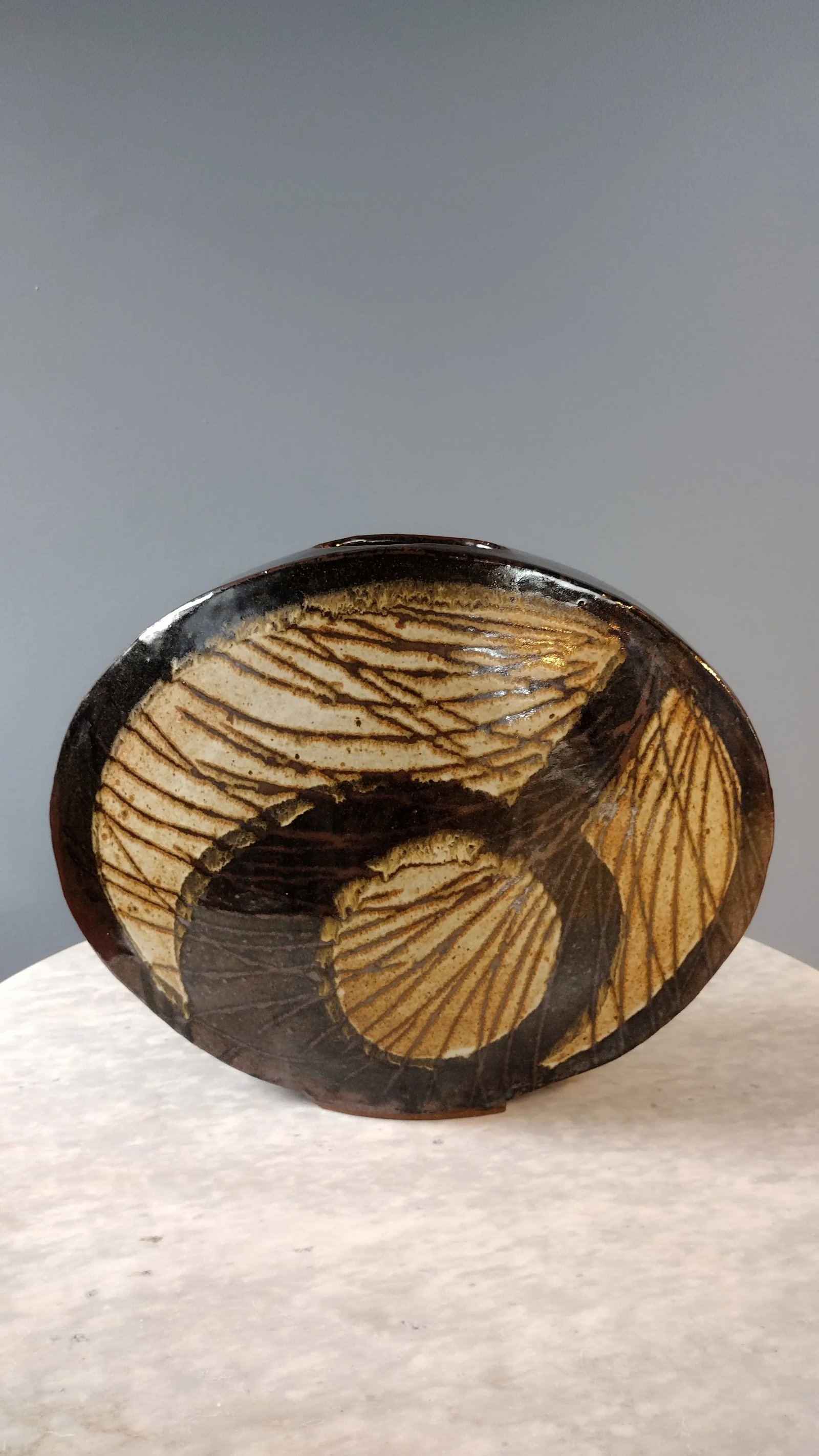 1970s Large Ceramic Vase by Aleph Hammer - 2