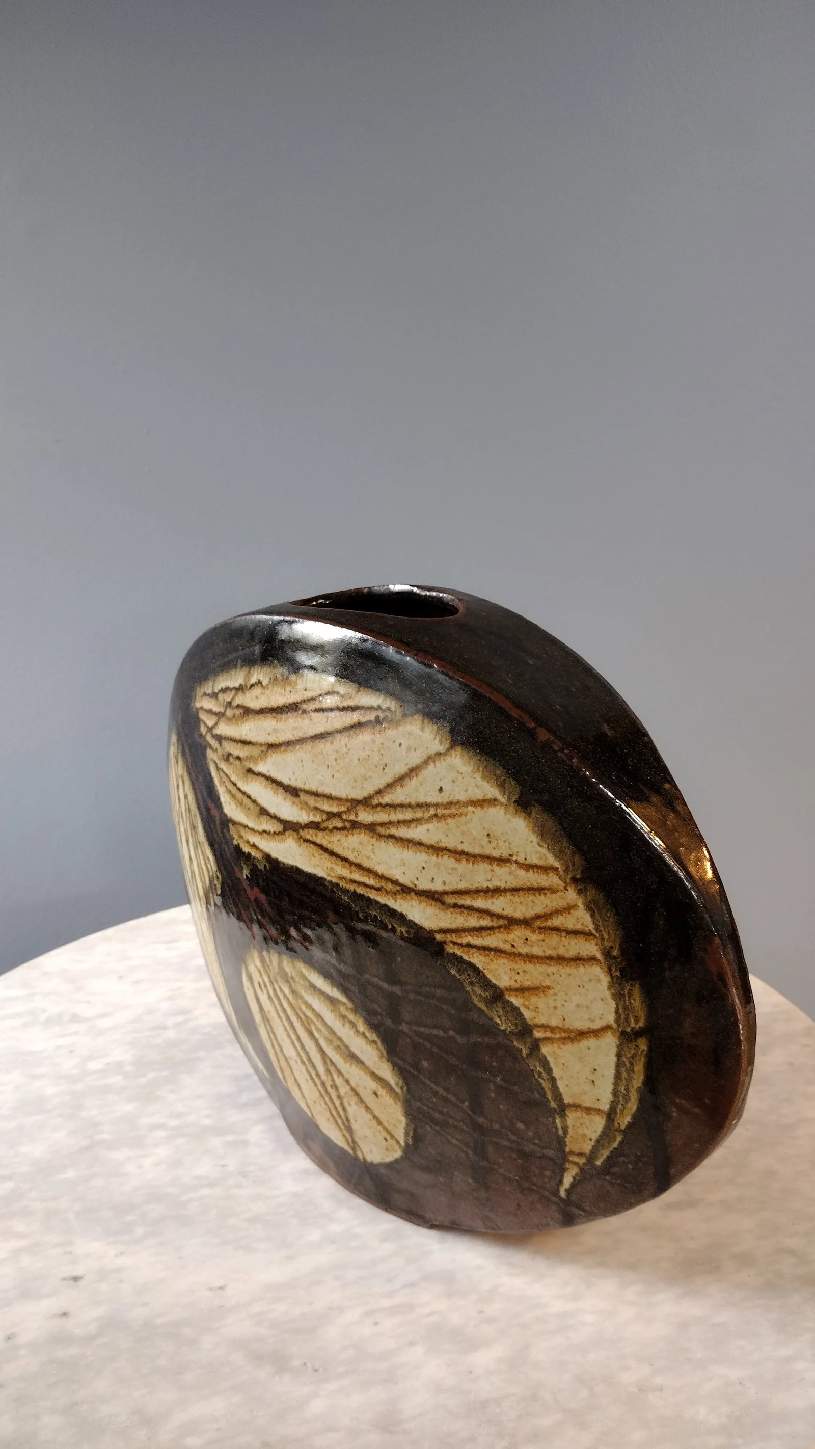 1970s Large Ceramic Vase by Aleph Hammer - 6